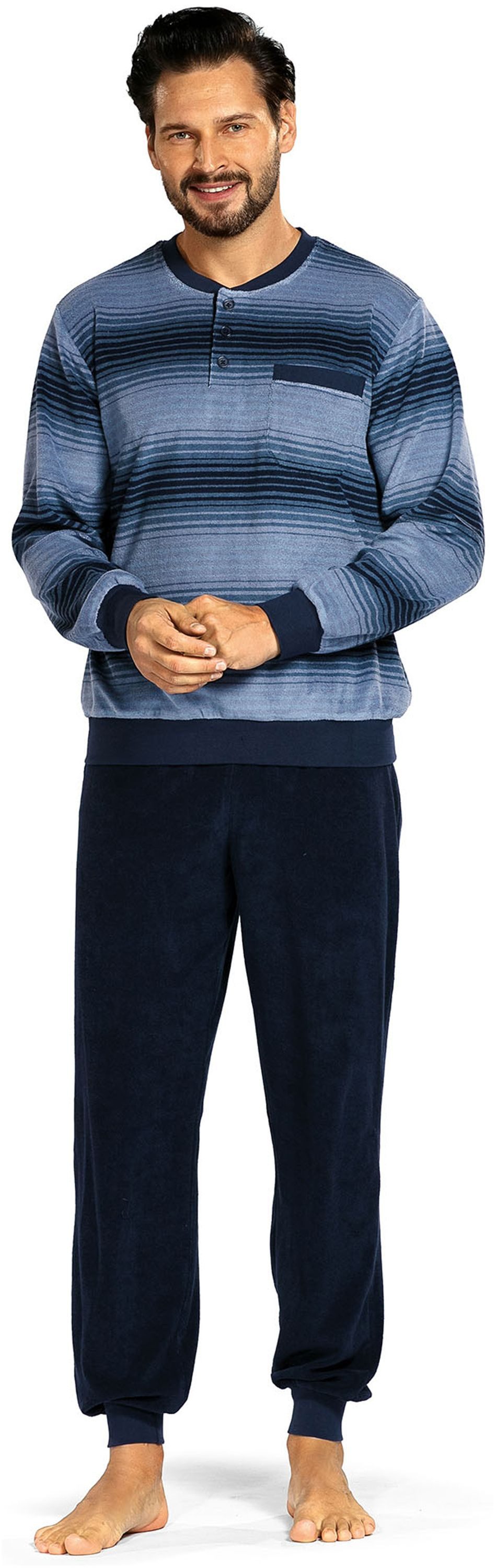 Comte Schlafanzug Gentle Frost (Set, 2 tlg., 2-teilig) Herren Pyjama lang L günstig online kaufen