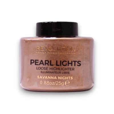 MAKE UP REVOLUTION Highlighter Pearl Lights Loser Highlighter Puder Savannah Nights 25 g