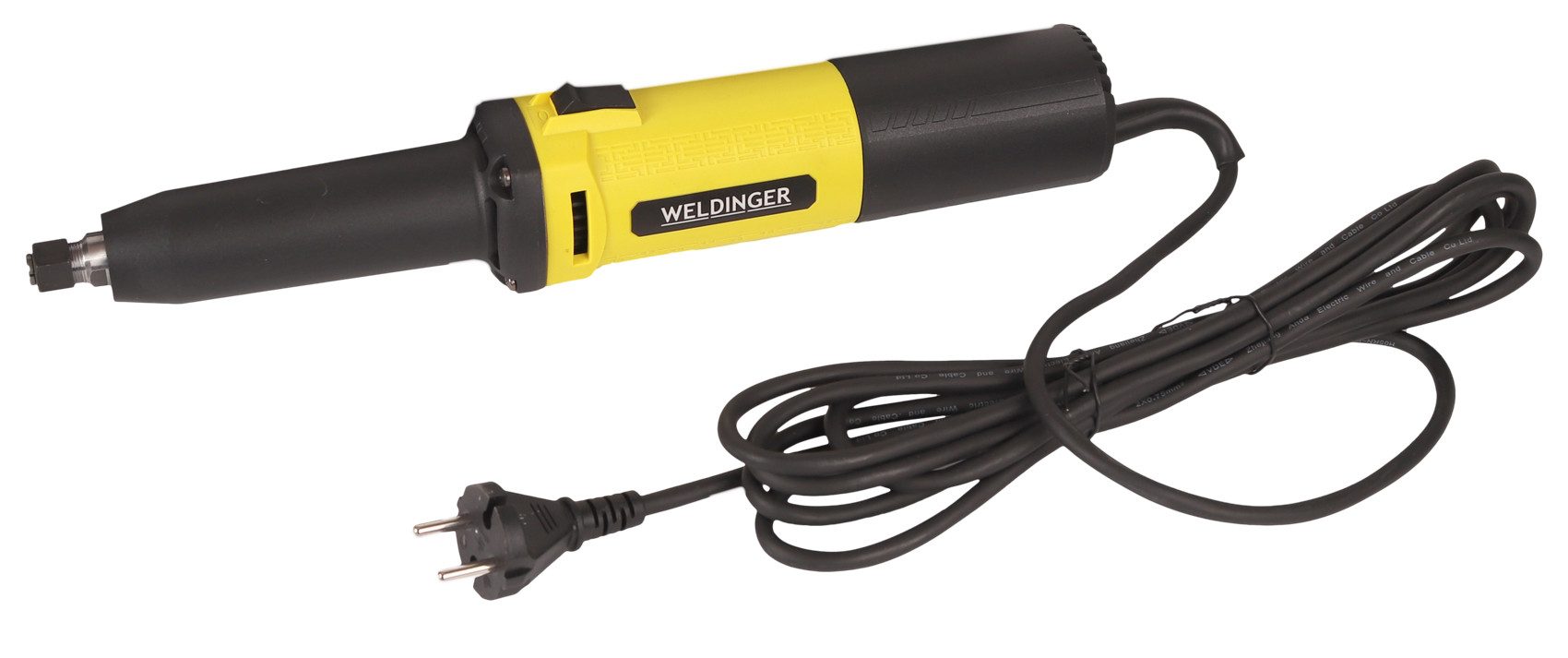 WELDINGER Geradschleifer Geradschleifer GS 650el 650W 3/6/8 mm Aufnahme Stabschleifer Entgrater, max. 28000 U/min, (8 tlg), zum Entgraten scharfkantiger Ränder, für schweißbegleitende Arbeiten