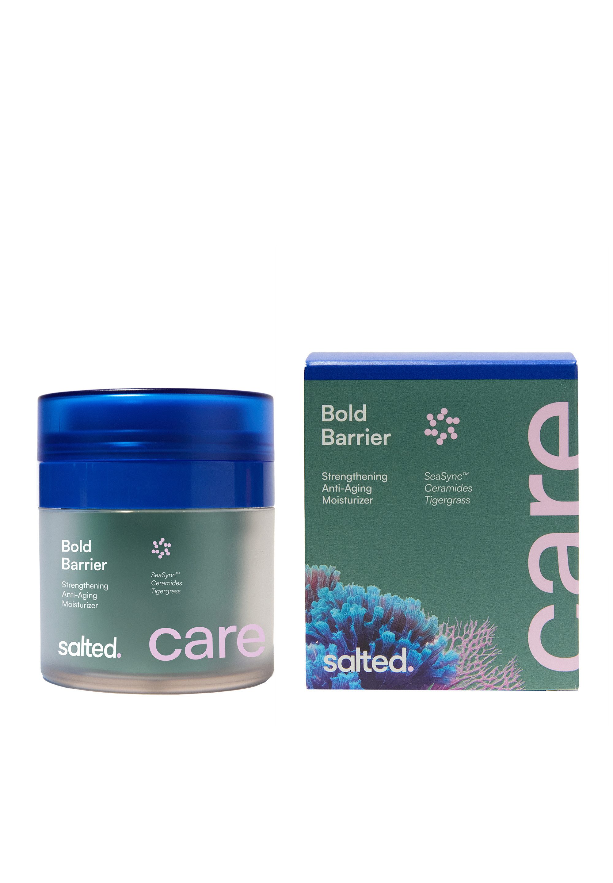 salted. Feuchtigkeitscreme Barrierestärkende Creme REFILL Bold Barrier, Barrierestärkende Anti-Aging Creme, Ceramide, Hyaluronsäure