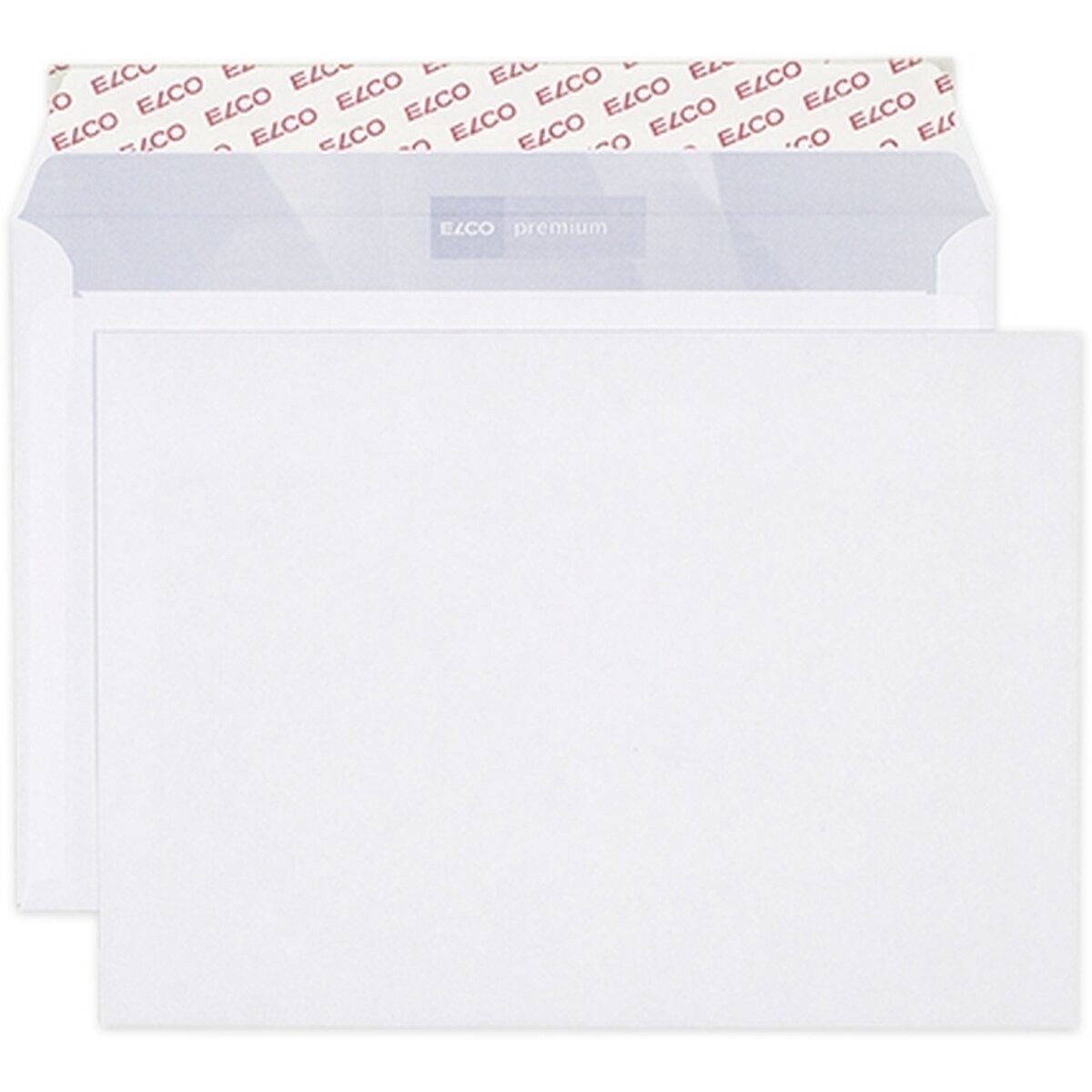 ELCO Briefumschlag Briefumschläge Office Box C5 hochweiß Haftklebung Innendruck 80 g/qm V
