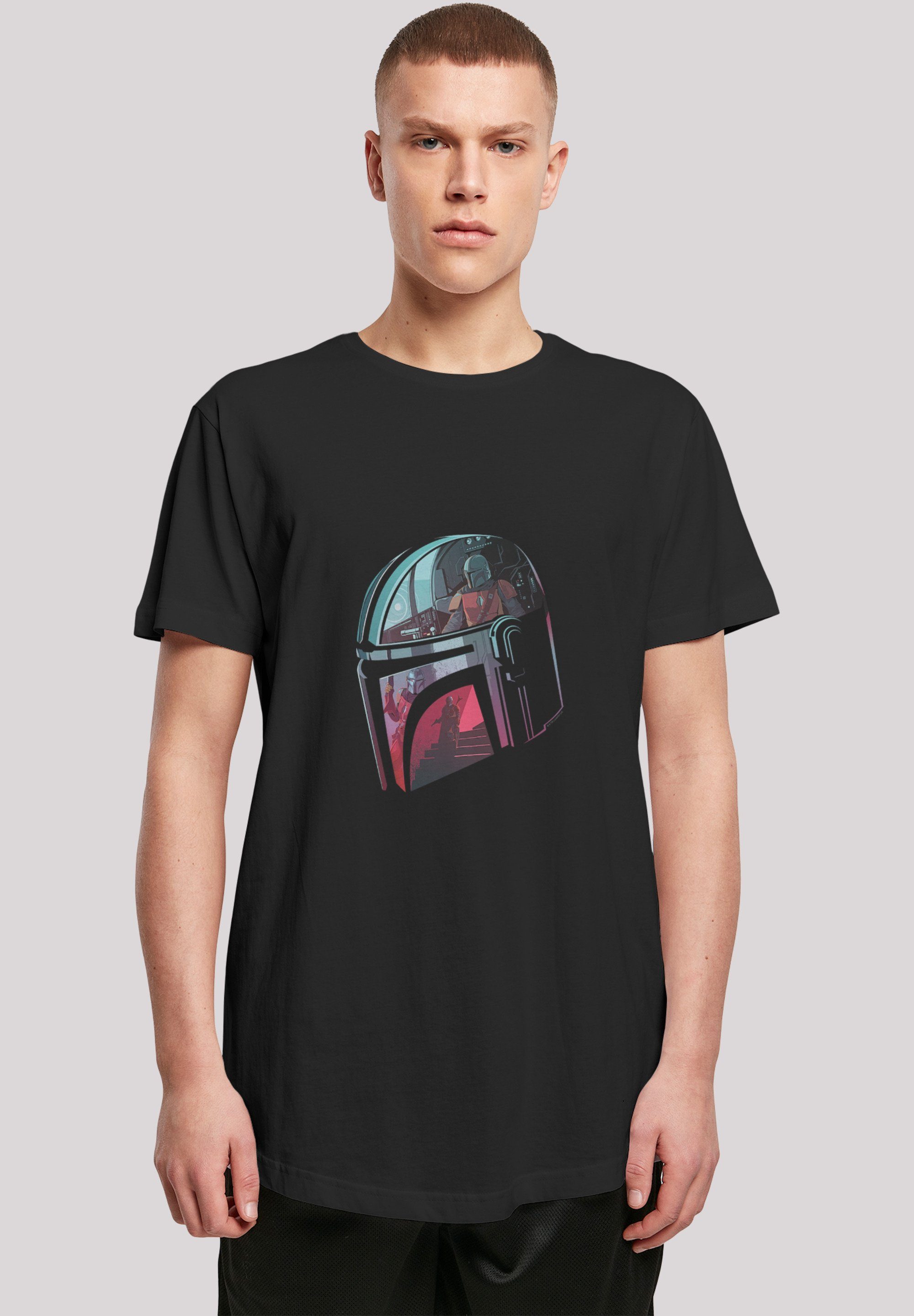 Reflection F4NT4STIC Print Mandalorian Wars Helmet Star T-Shirt Mandalore