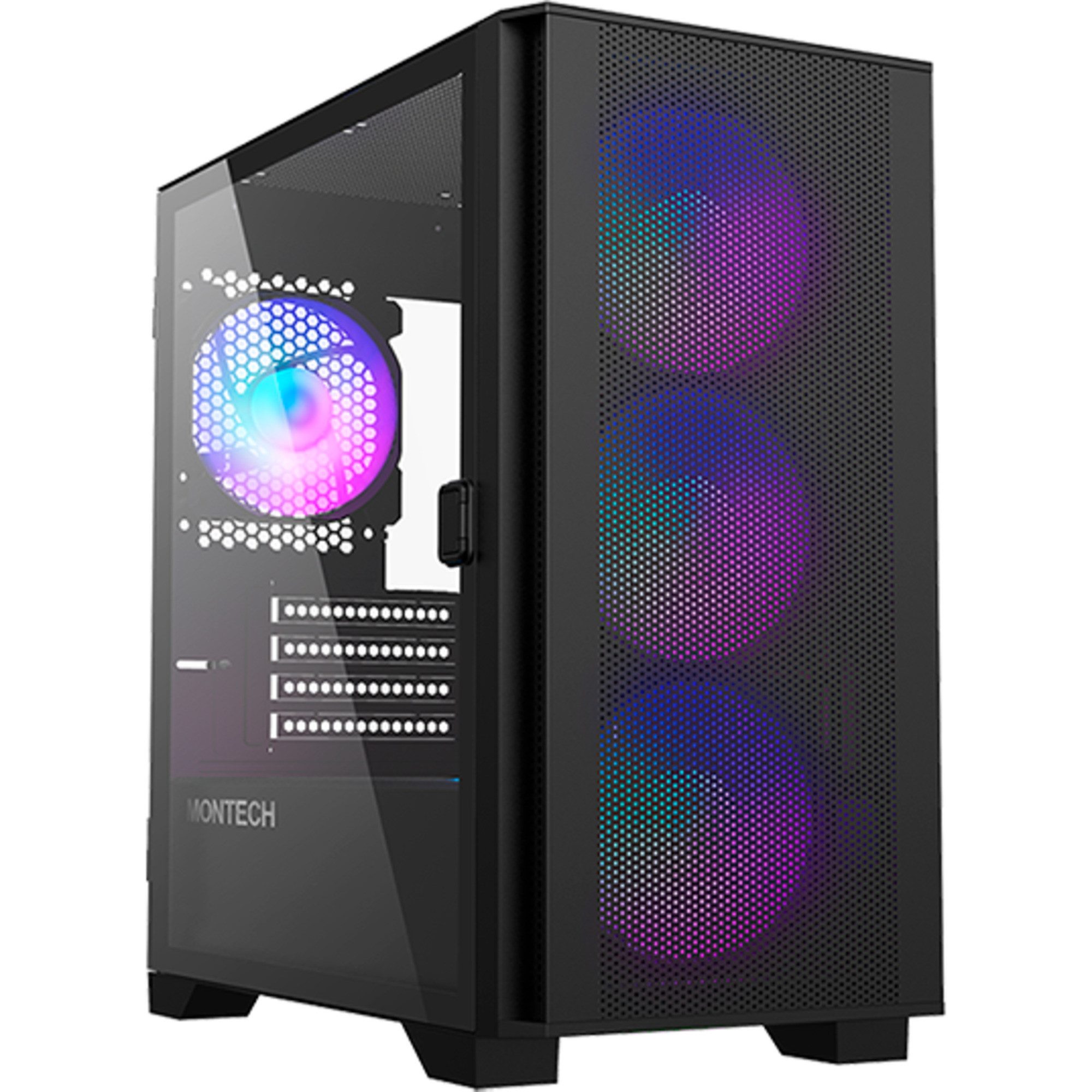 PC-Gehäuse Montech AIR 100 ARGB, Tower-Gehäuse, (Tempered