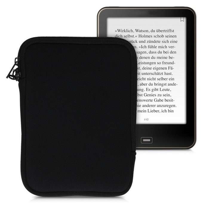 kwmobile E-Reader-Hülle Schutztasche für eReader Neopren Tasche Hülle Cover Case Schutzhülle - 17 x 12 x 2 cm