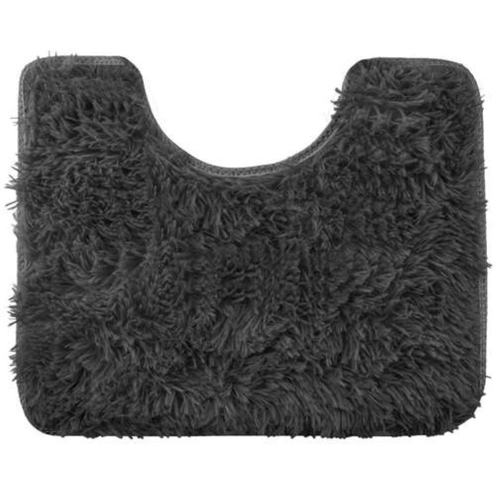 Ruhhy Badematte 3-teiliges Badezimmerteppich-Set Rutschfest Weich Hygienisch Grau, Rutschfeste Unterseite, weiches Material, 3-teiliges Set, pflegeleicht, hygie – Bild 5 von 5