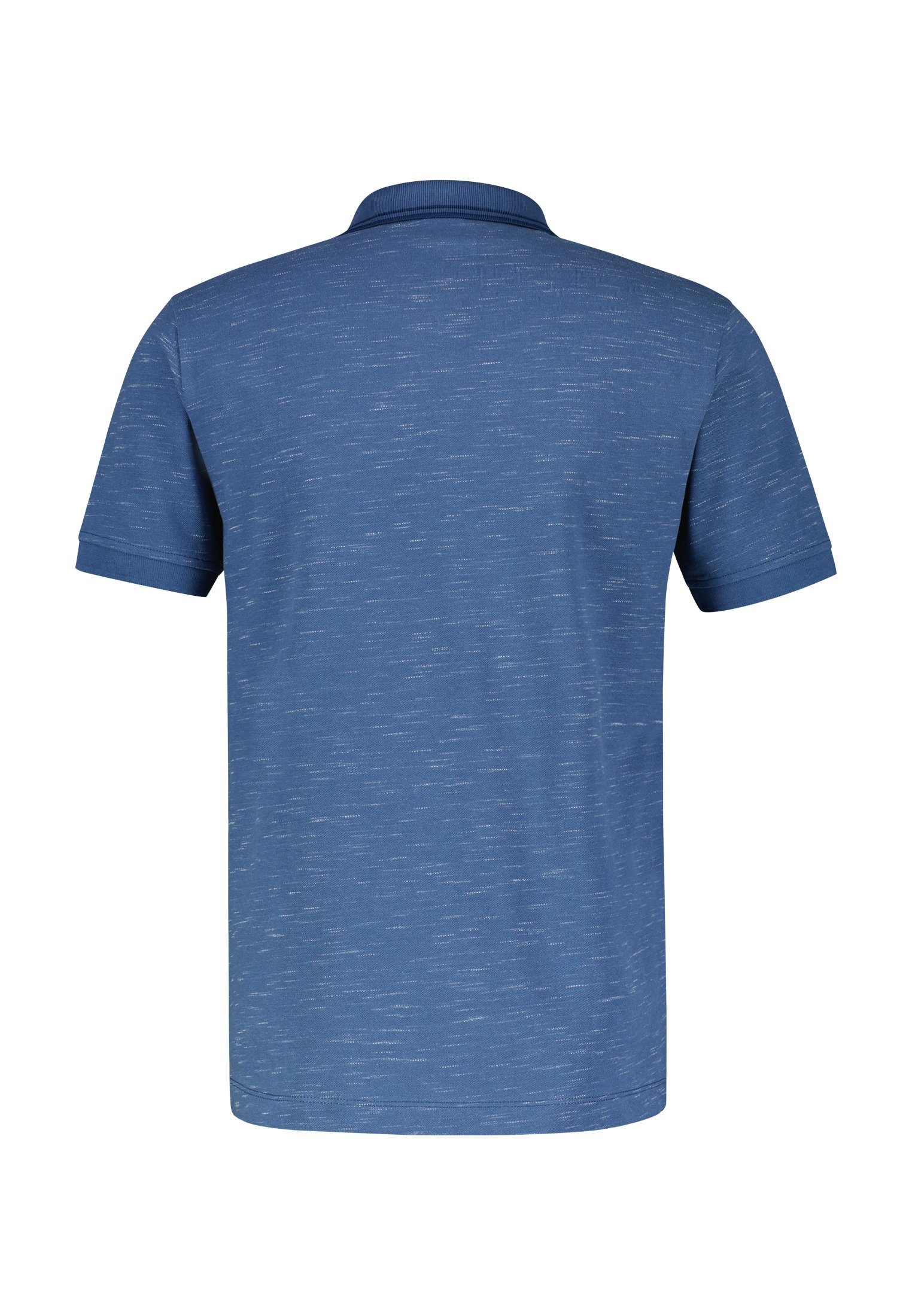 in BLUE Two-Tone-Piqué LERROS Poloshirt LERROS TRAVEL Poloshirt