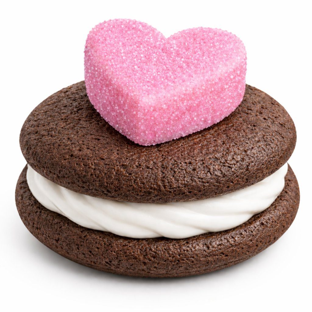 immer Muffinform Edelstahl Backform-Set Muffinblech 12 Whoopie-Pies & Herz-Mini-Muffins, (Muffinblech-Set 2-tlg)