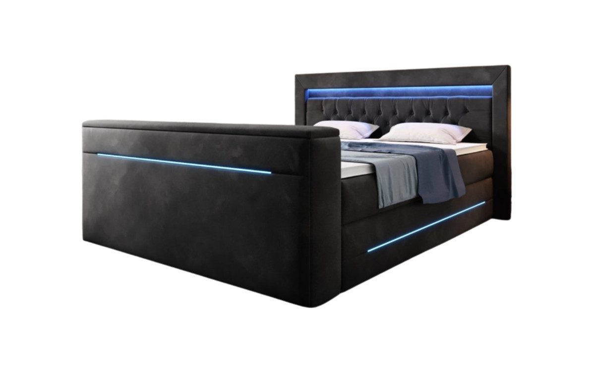 Luxusbetten24 Boxspringbett Neptun, mit TV Lift günstig online kaufen