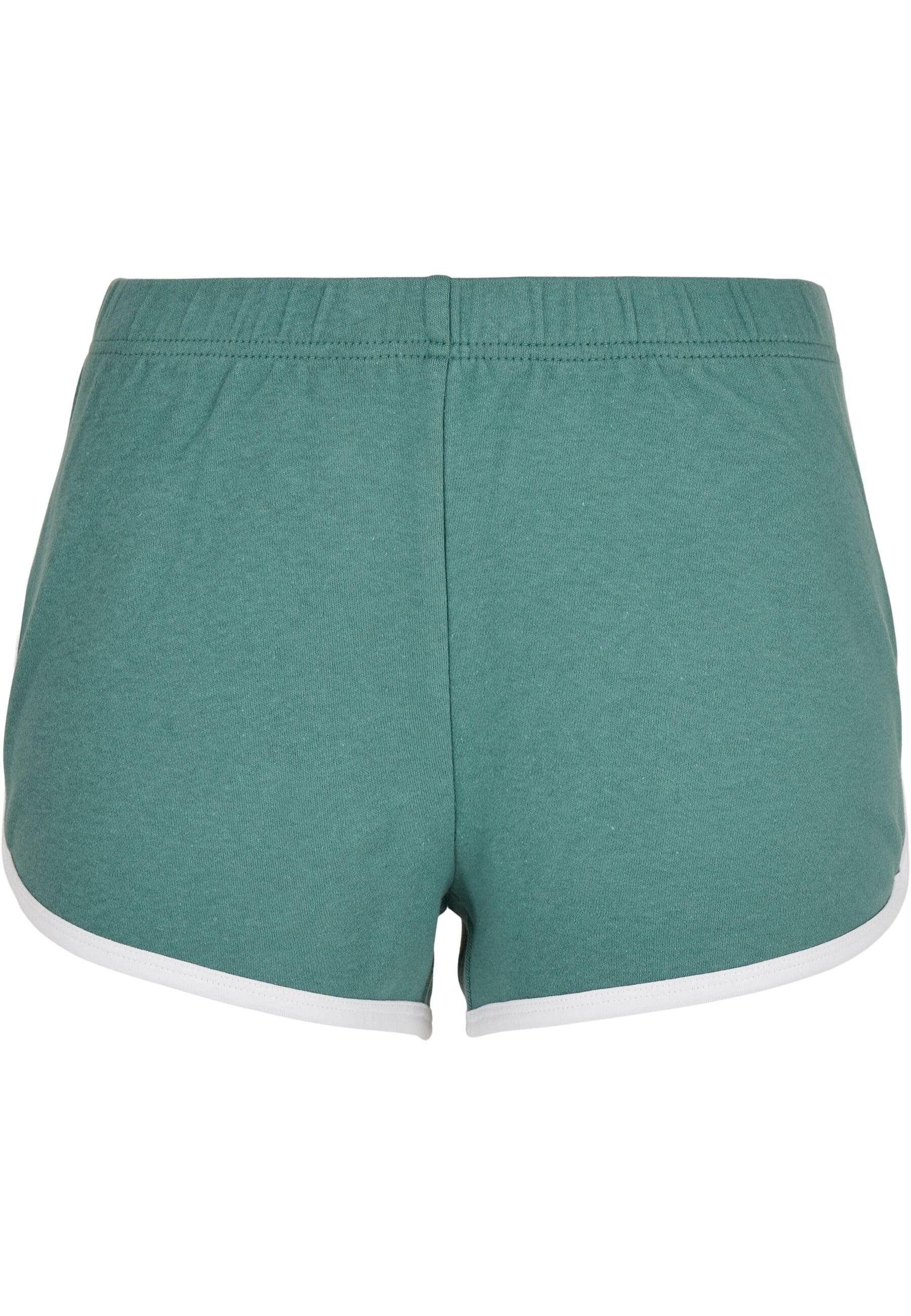 URBAN CLASSICS Stoffhose Urban Classics Damen Ladies Organic Interlock Retro Hotpants (1-tlg)