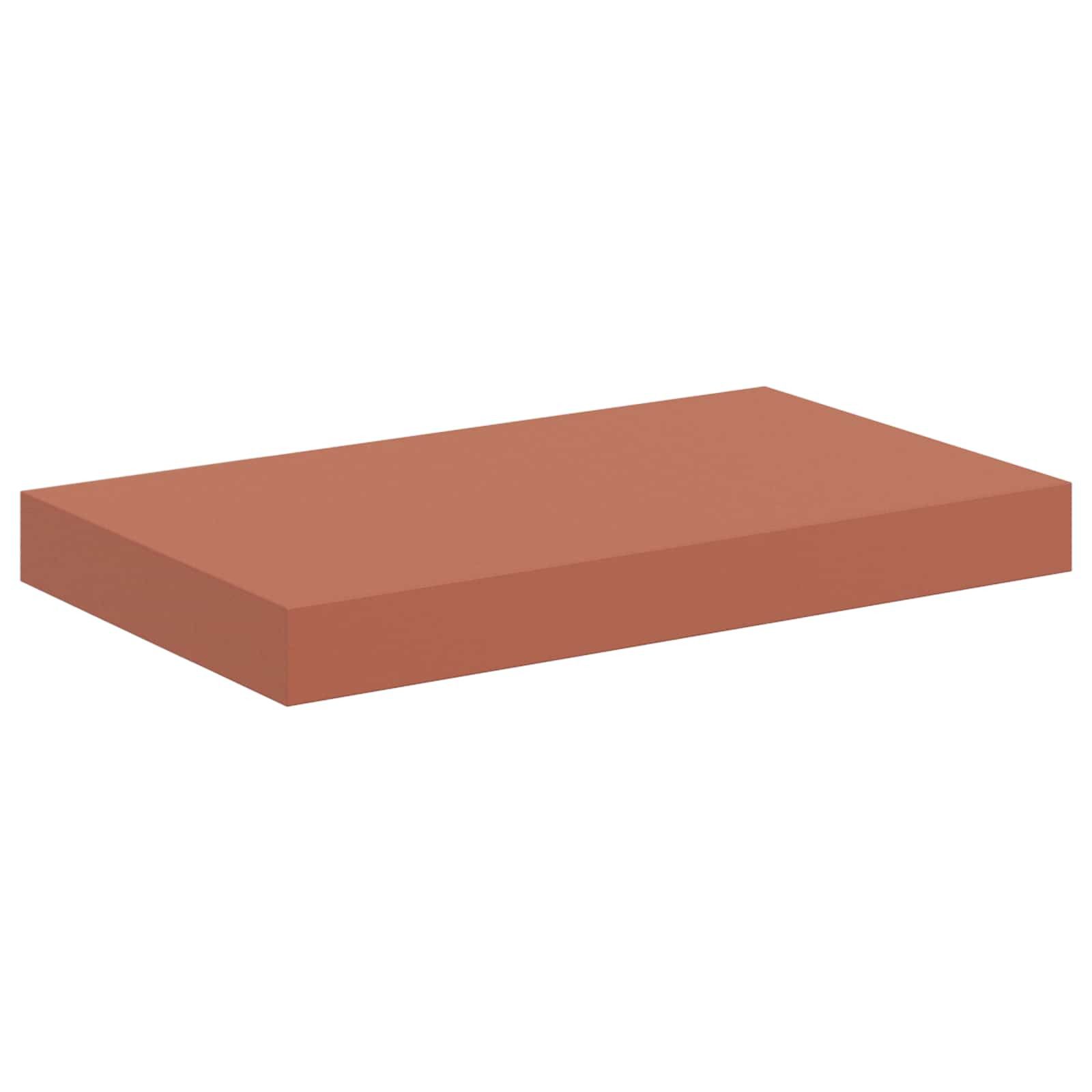 vidaXL Regal Wandregal Wandmontiert Rot 40 x 23,5 x 4 cm Holzwerkstoff, 1-tlg.