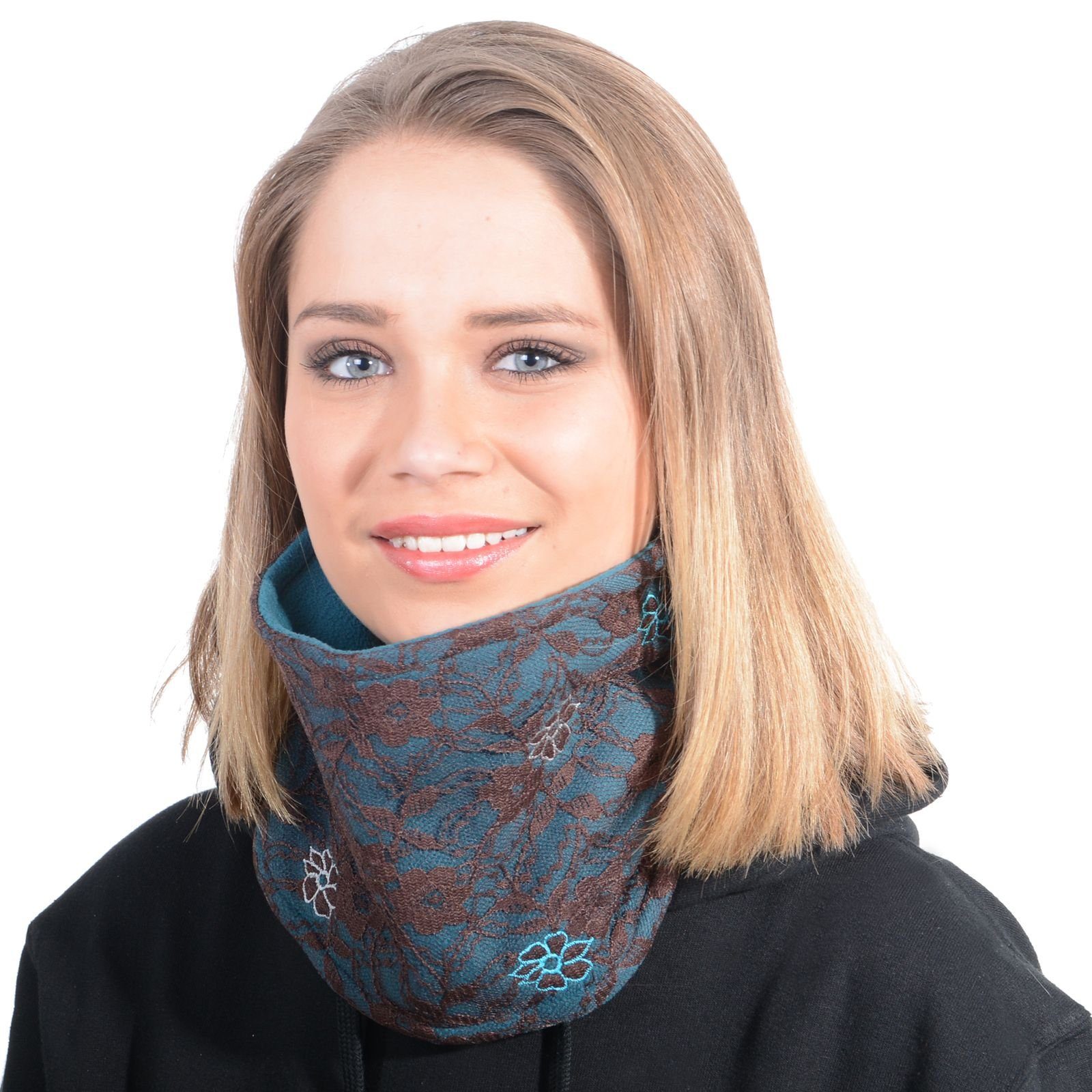 KUNST UND MAGIE Ohrenwärmer 2in1 Damen Tube Stirnband Ohrenwärmer Kragen Ne günstig online kaufen