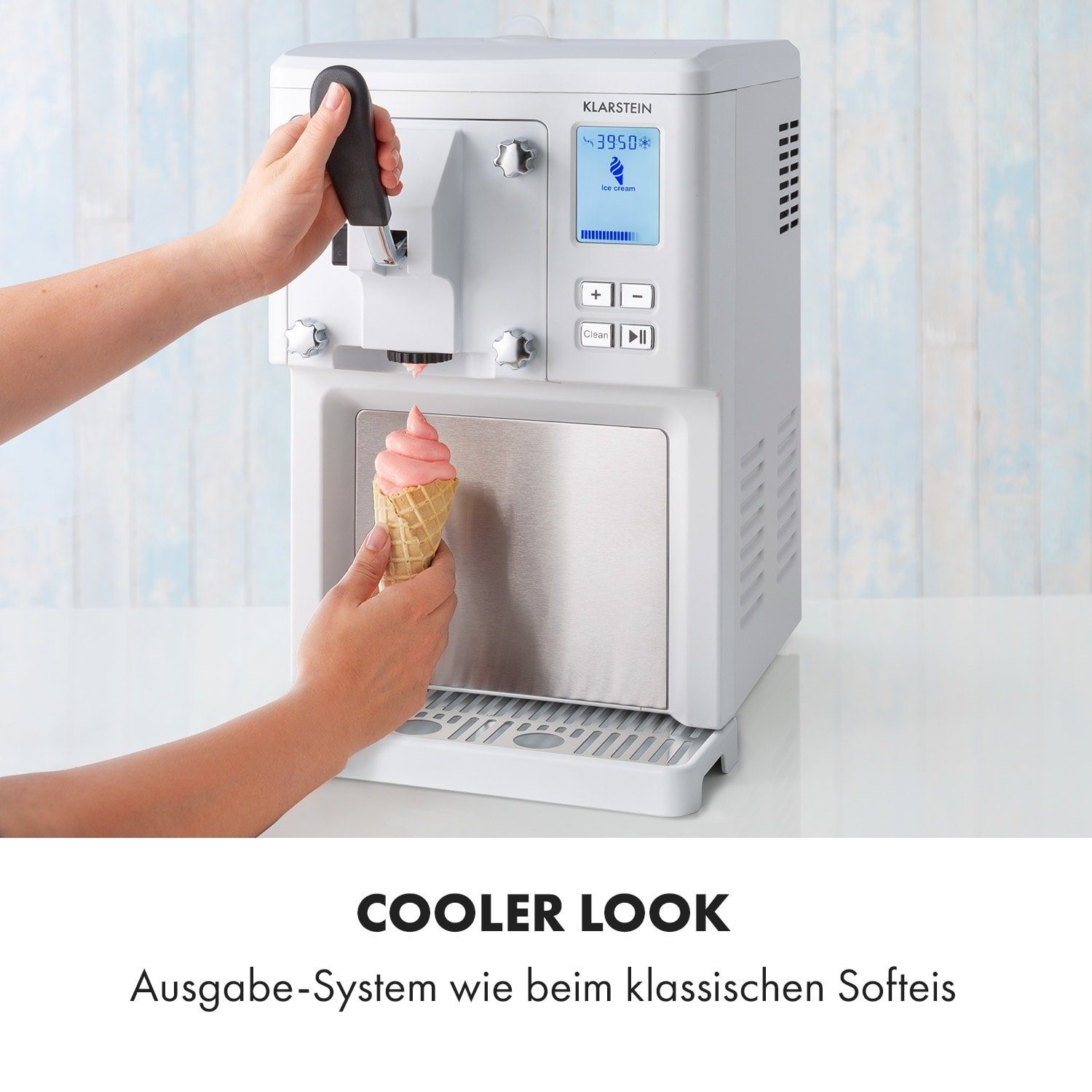 Klarstein Eismaschine Sweet Sundae, 1.5 W 200 l