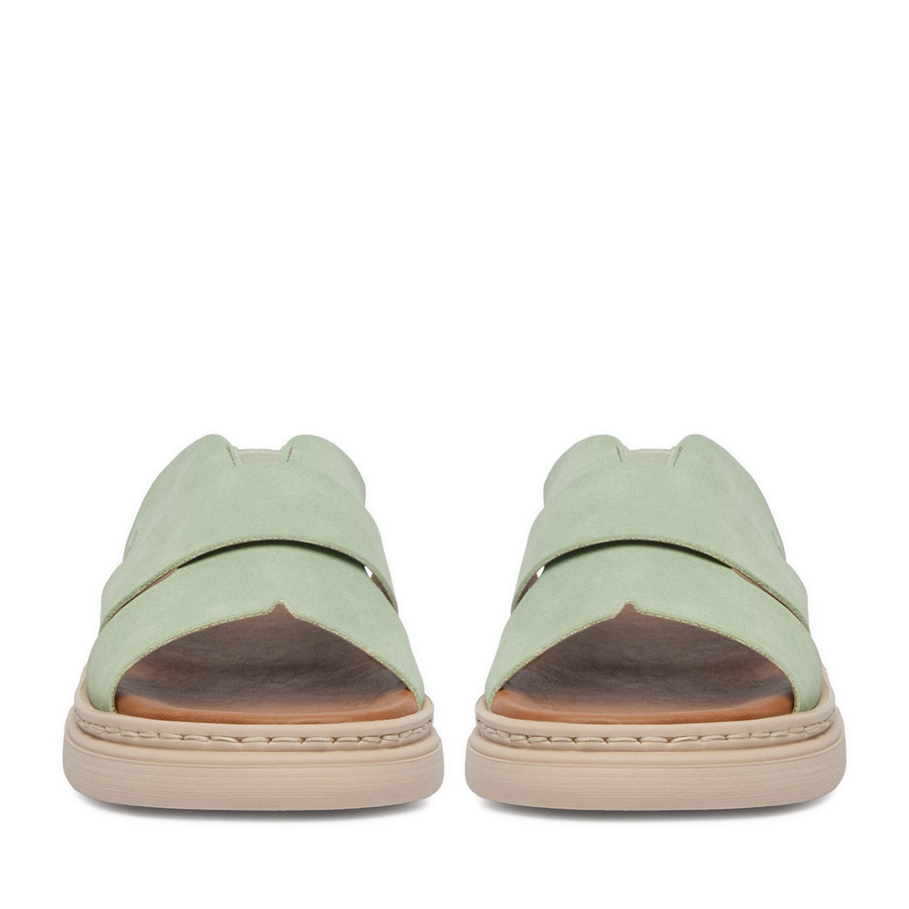 Rieker Rieker Damen-Flip-Flops Grün V3089-52 Badepantolette
