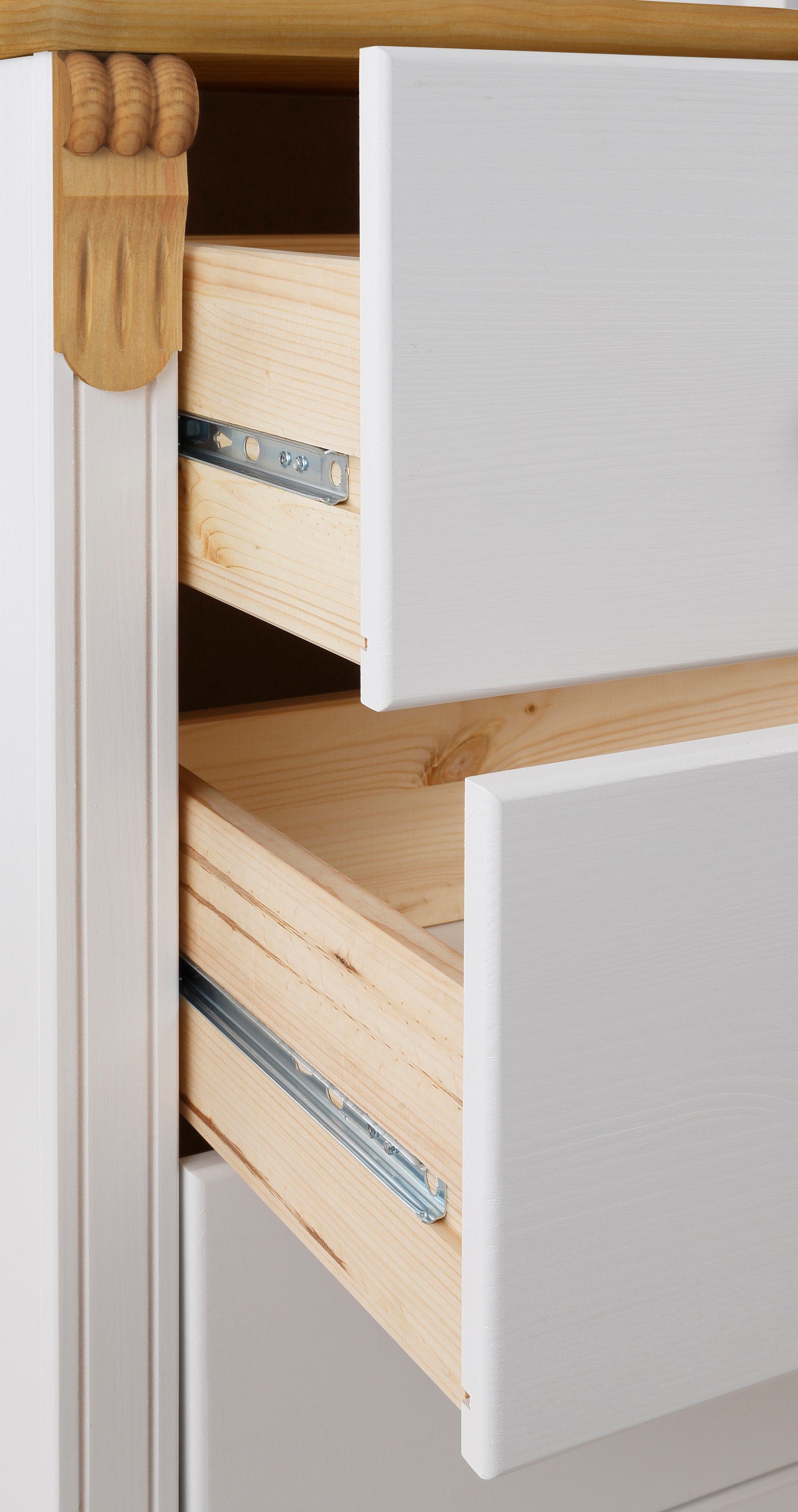 OTTO home Schubkastenkommode Tessin, aus massiver, FSC zertifizierter Kiefer, mit 5 Schubladen