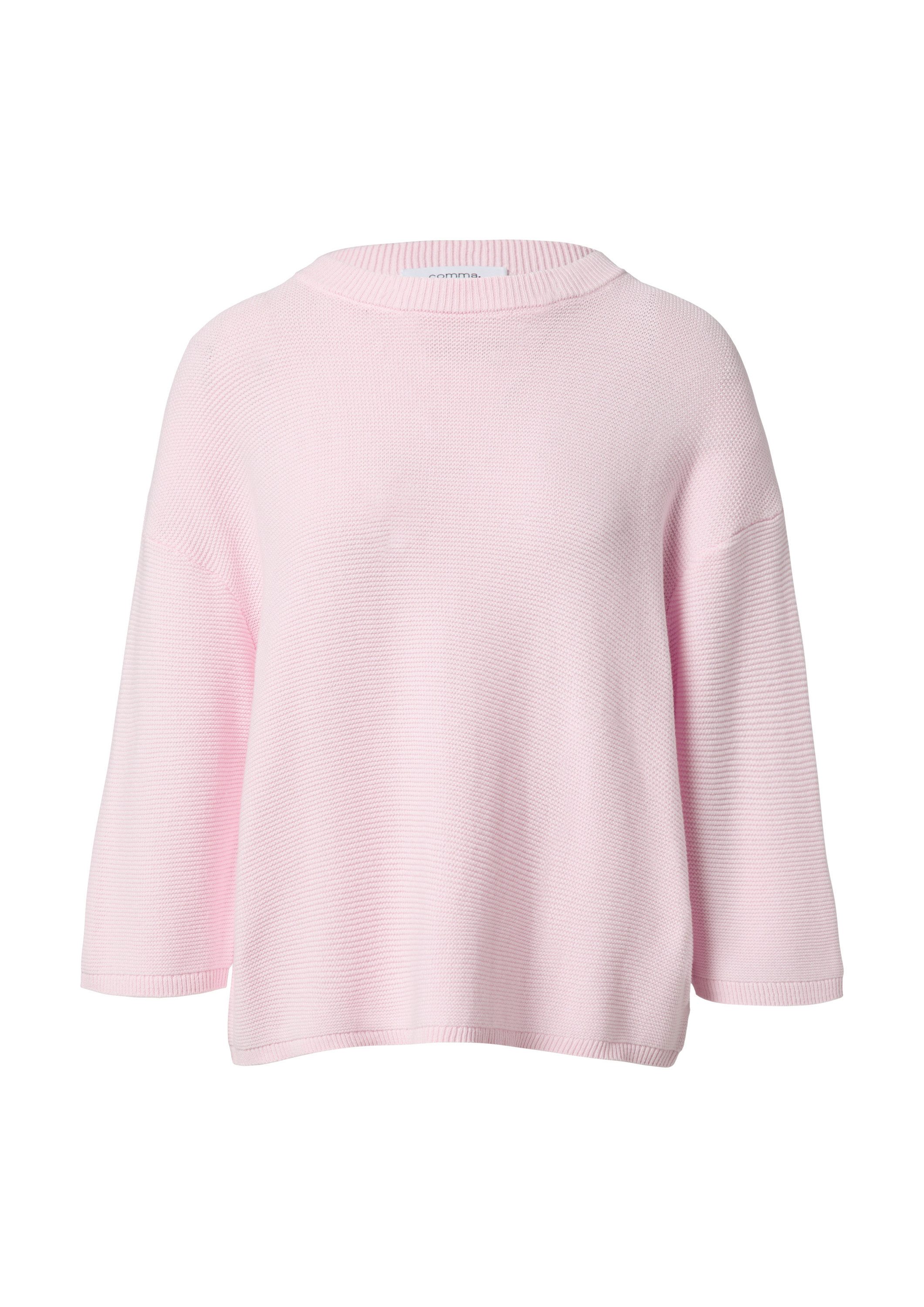 comma 3/4 Arm-Pullover Strickpullover Strickpullover im Relaxed Fit mit 3/4 günstig online kaufen