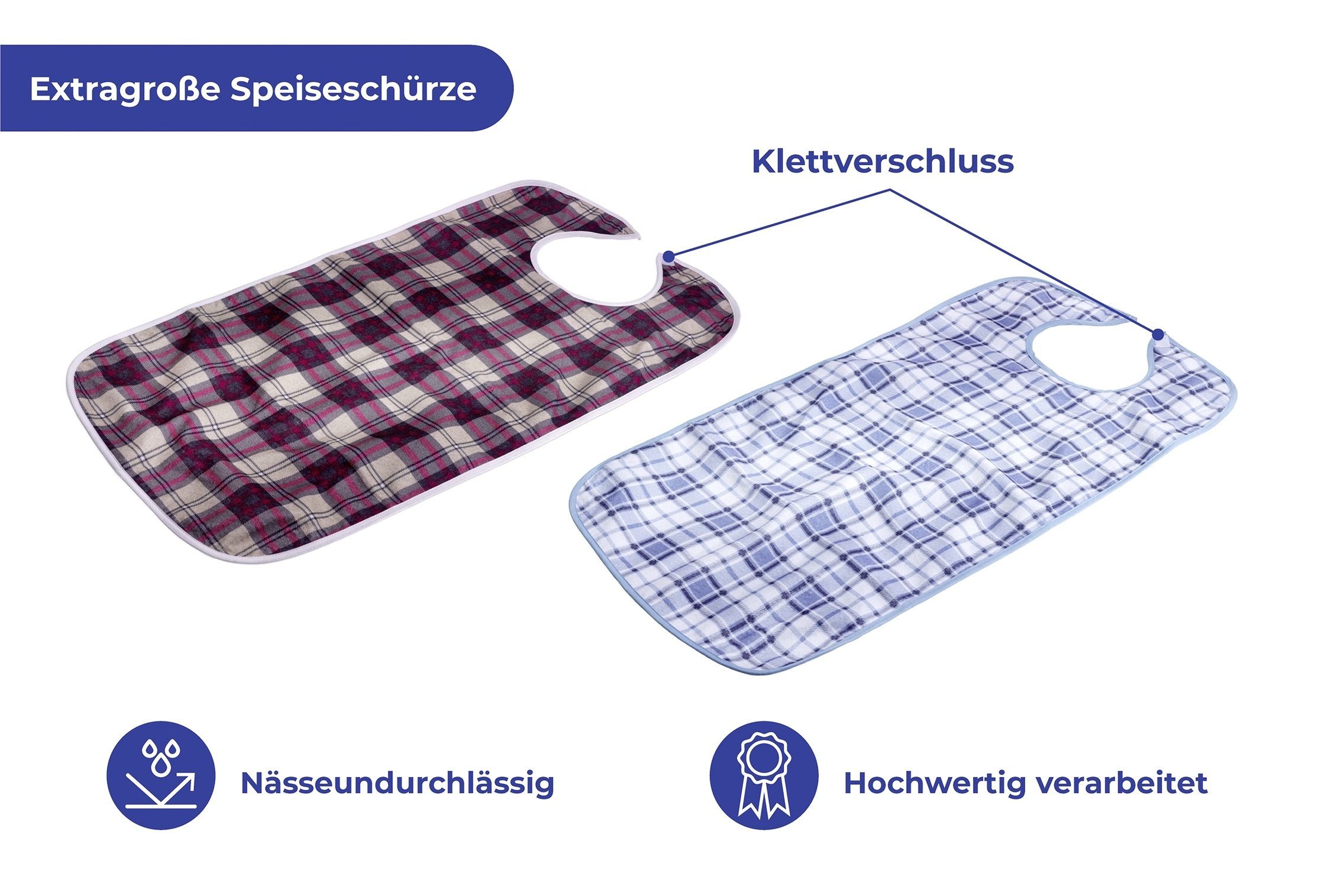 WENKO Speiseschürze WENKO Speiseschürze 2er Set BHT 43x.20x91 cm bunt