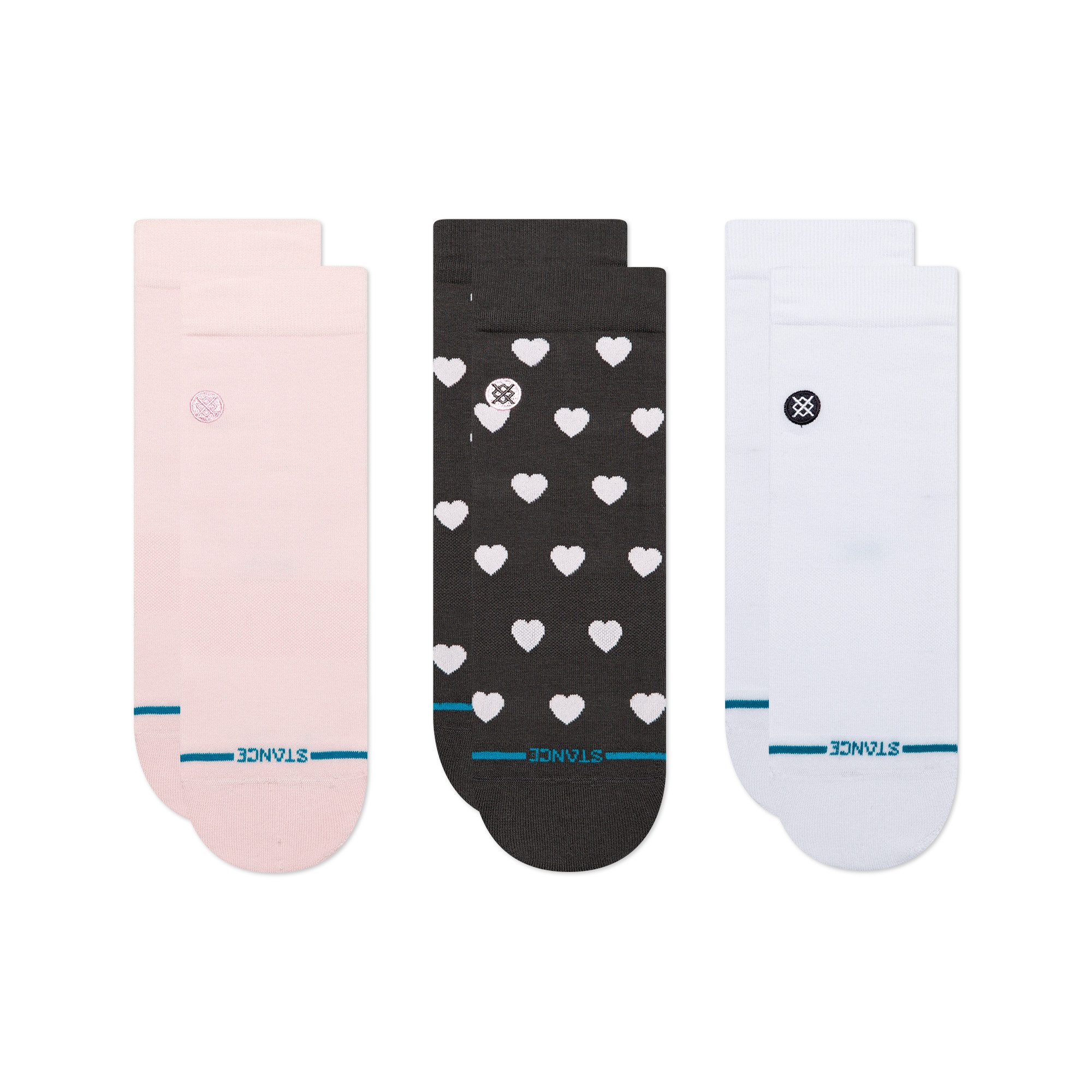 Stance Freizeitsocken HEARTS LOWRIDER 3 PACK