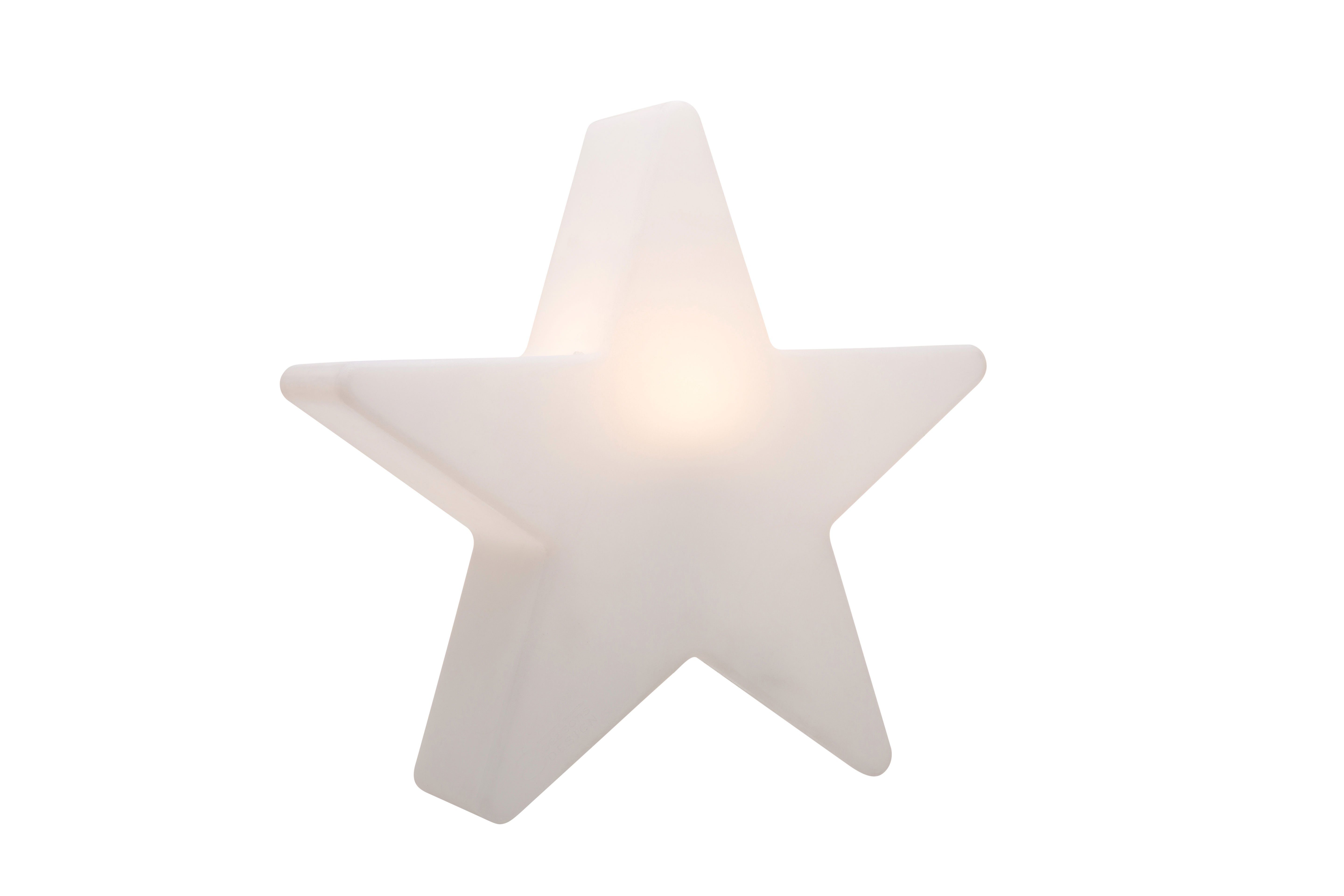 8 seasons design LED Stern Shining Star, LED WW, LED wechselbar, 40 cm weiß für In- und Outdoor White