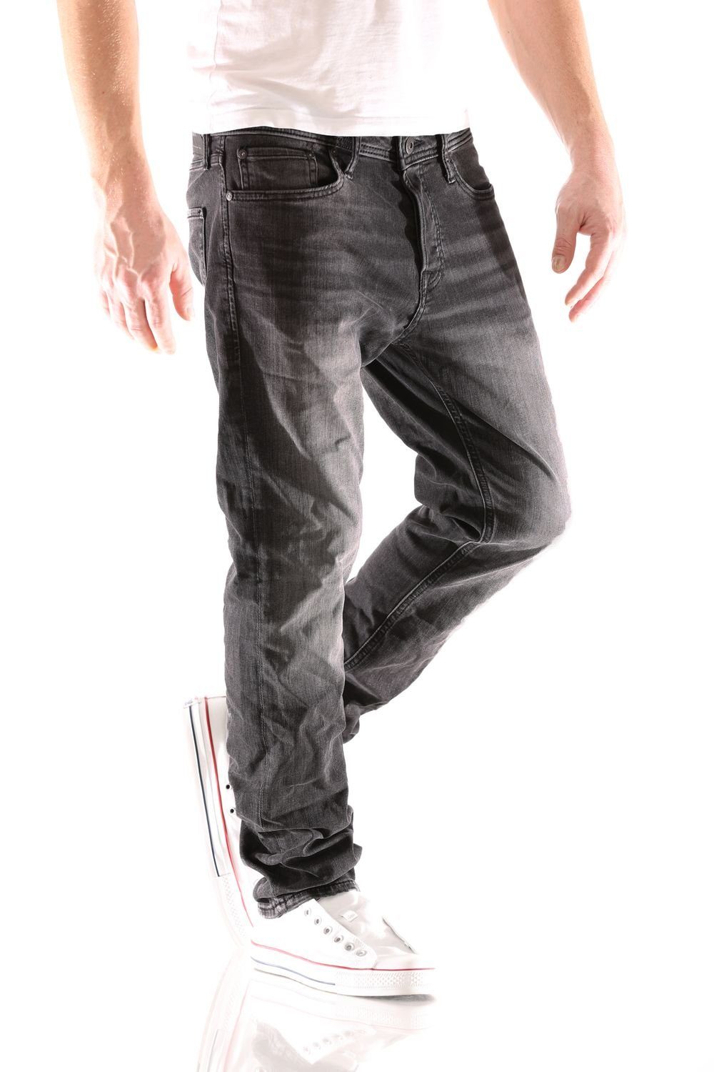 Jack & Jones Slim-fit-Jeans Jack & Jones Tim Original Slim Herren Jeans günstig online kaufen