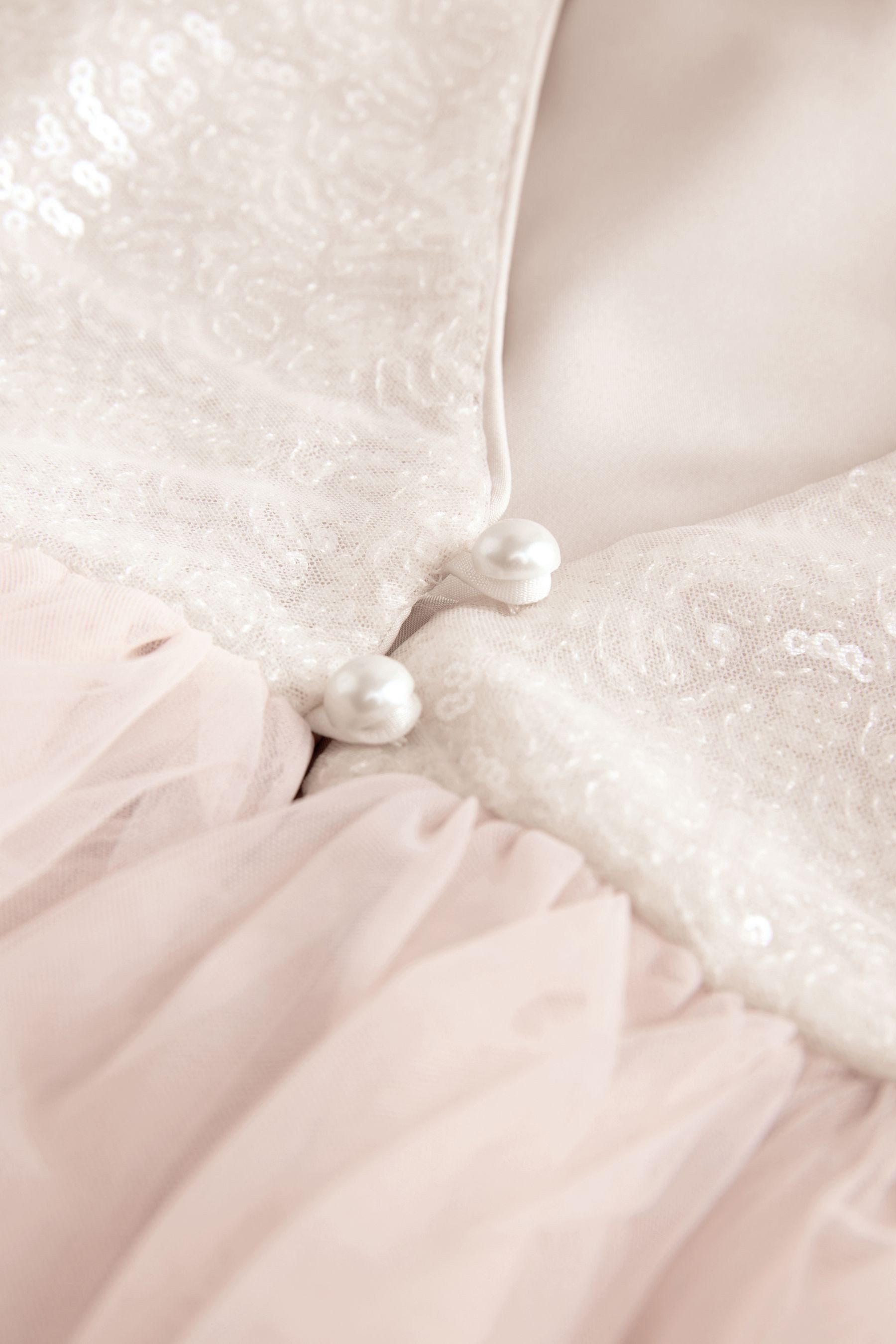 Next Partykleid Tüllkleid mit Pailletten für besondere Anlässe (1-tlg)