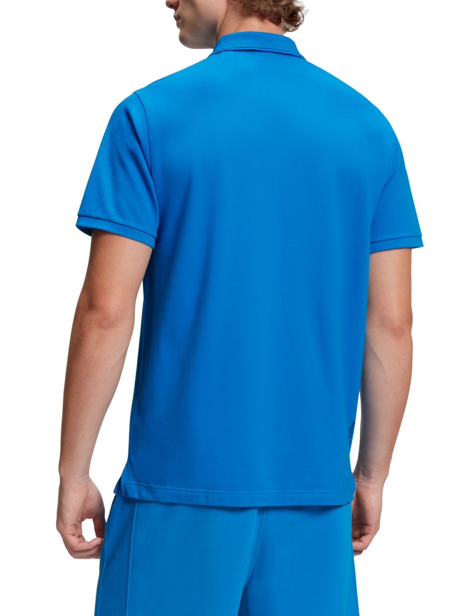 Tennis-Poloshirt Poloshirt mit BLUE Dolphin-Batch Klassisches Esprit