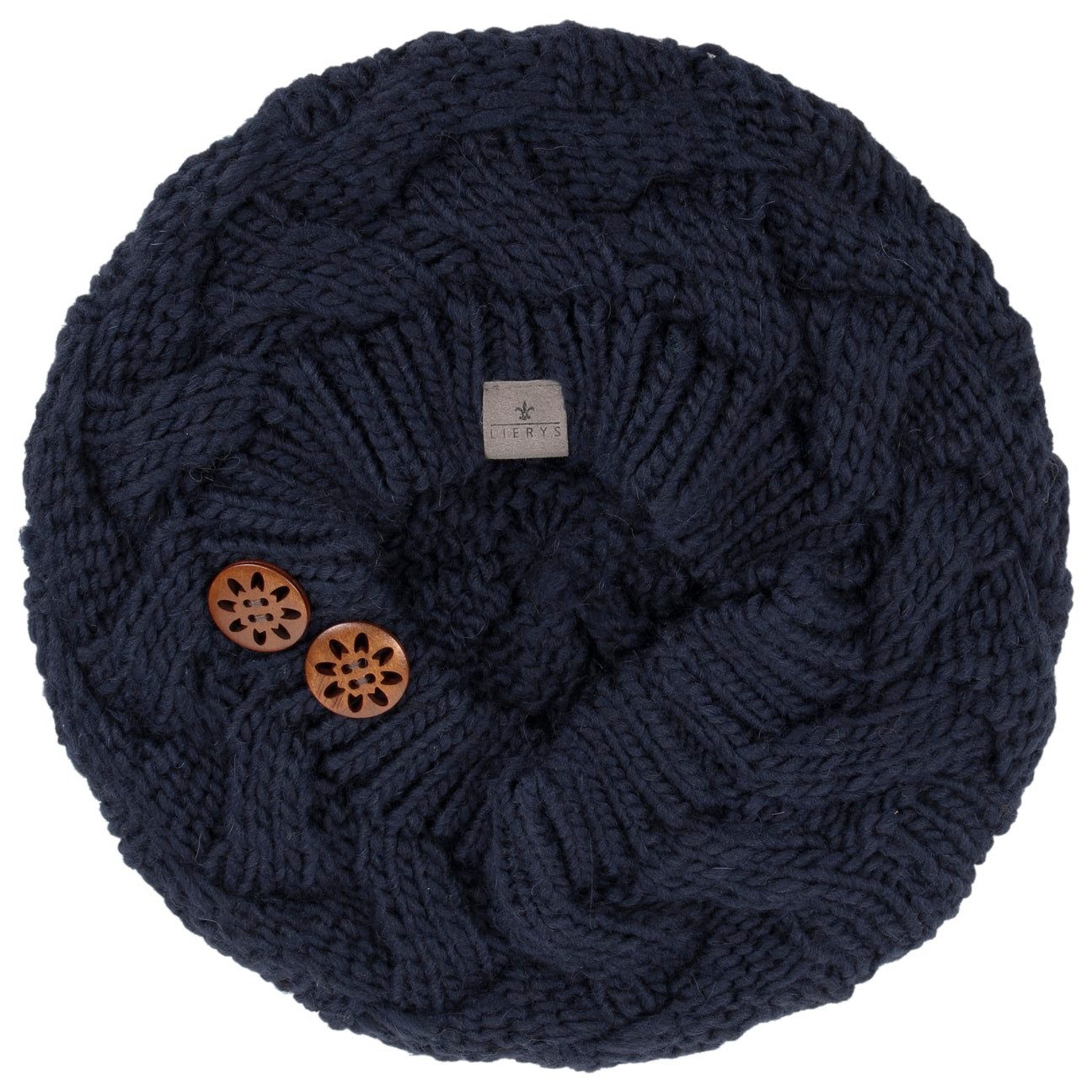 Lierys Baskenmütze (1-St) Strickbaske, Made in Germany