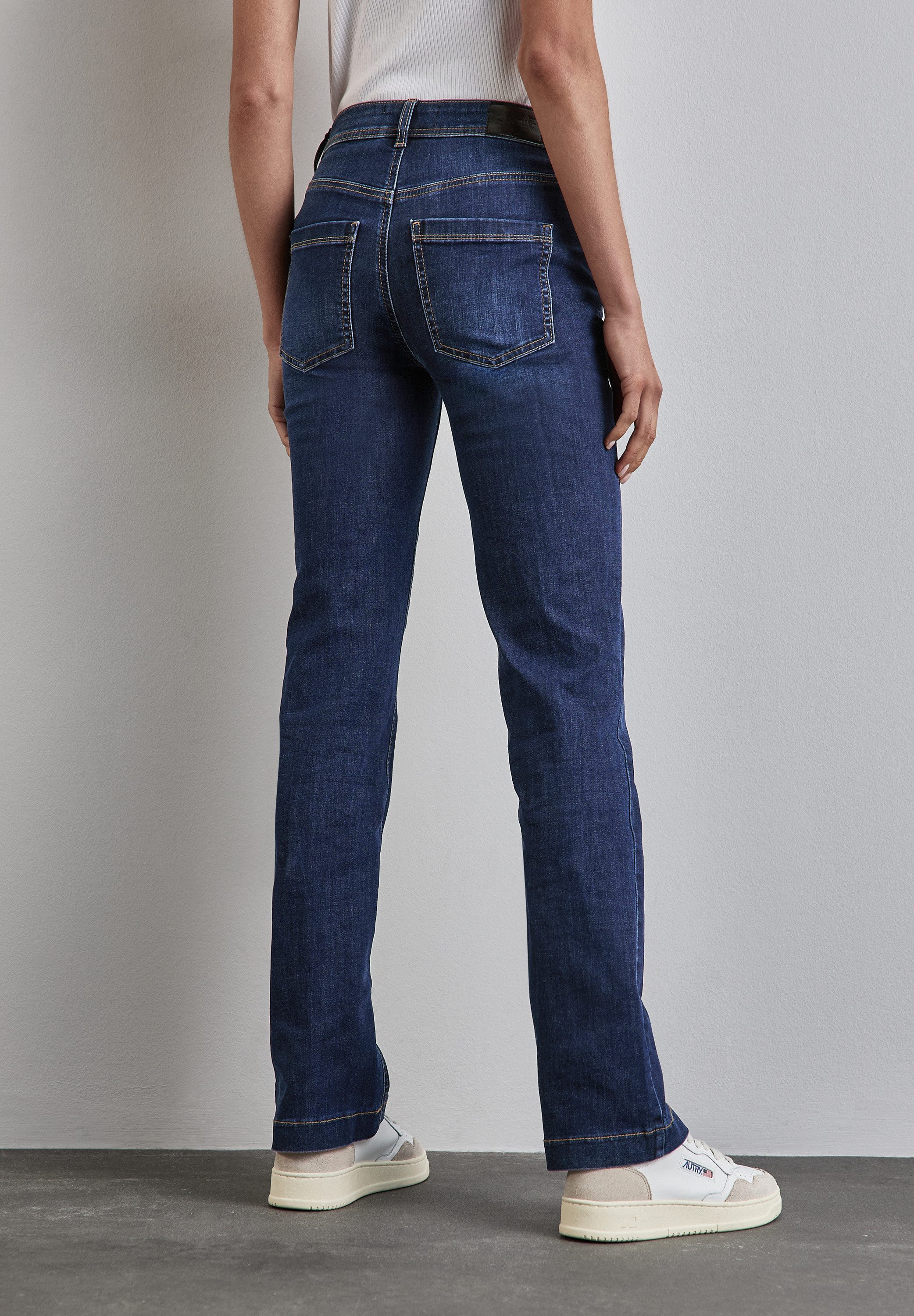 STREET ONE 5-Pocket-Jeans Bootcut Jeans