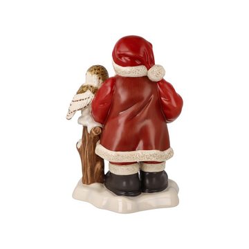 Goebel Weihnachtsmann Weihnachtsmann mit Schnee-Eule"Mein aufmerksamer Begleiter", mit Schnee-Eule