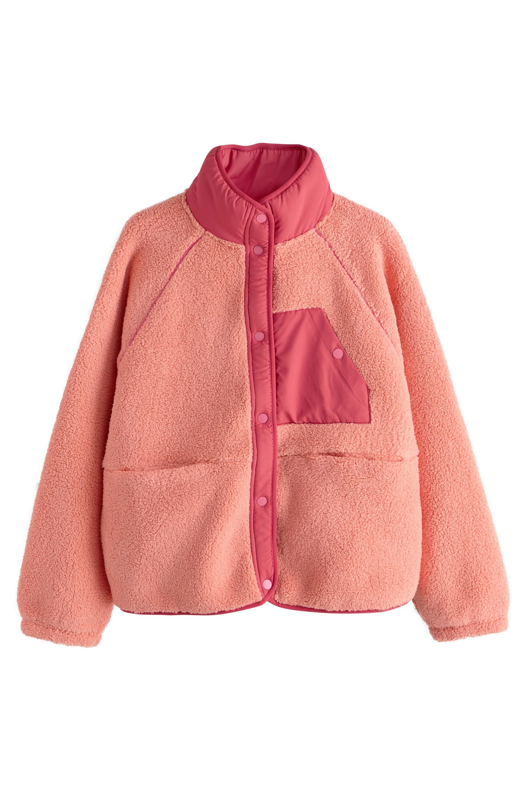 Next Sommerjacke Bestickte Jacke aus Borg mit Sommer-Grafik (1-St)