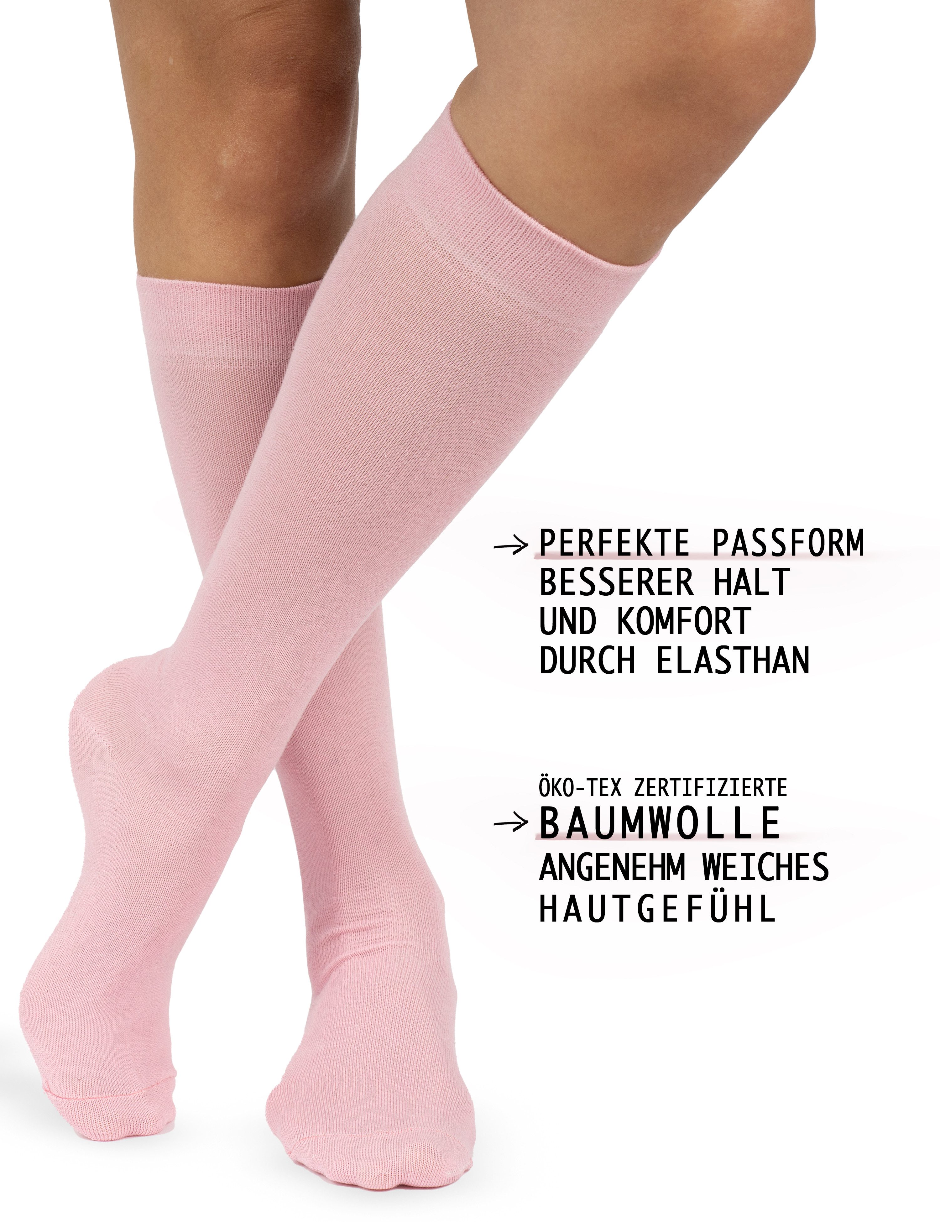 OCERA Kniestrümpfe OCERA Classics 5 Paar Kniestrümpfe (unisex) in verschiedenen Farben (5-Paar) – Bild 3 von 5