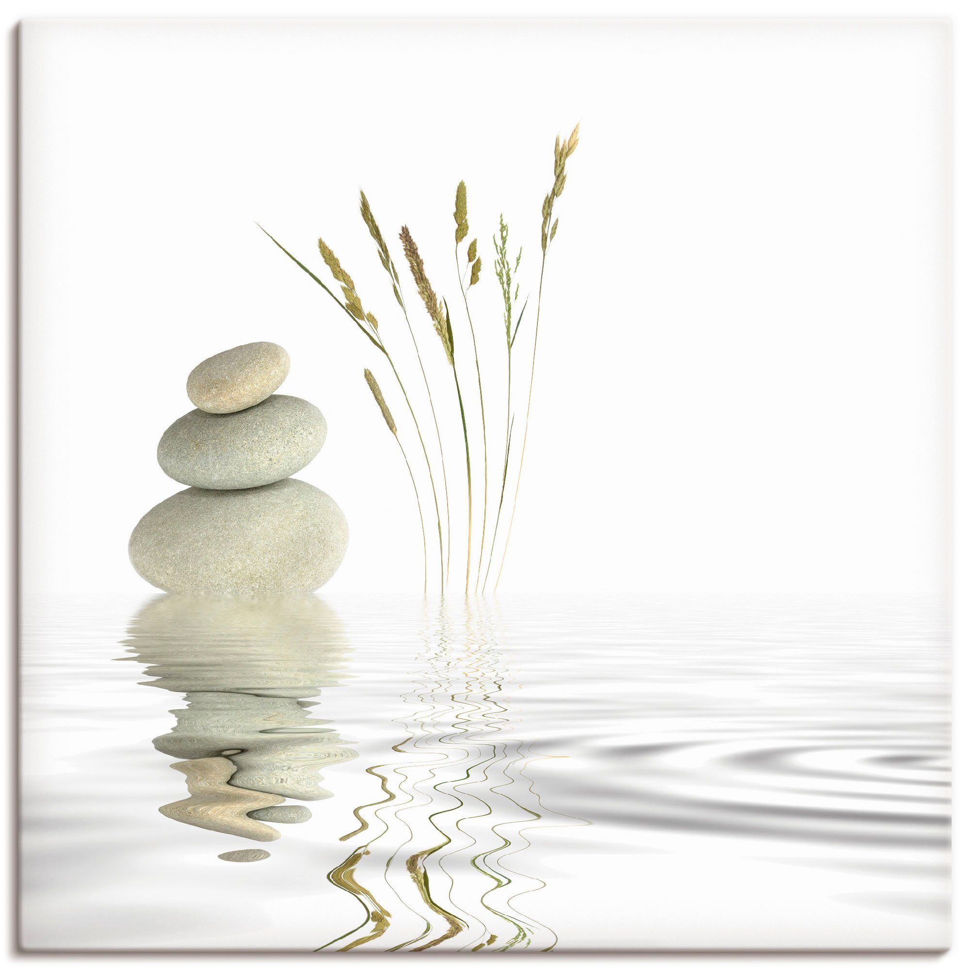 Artland Wandbild Zen Friede, Zen (1 St), als Alubild, Leinwandbild, Poster in verschied. Größen