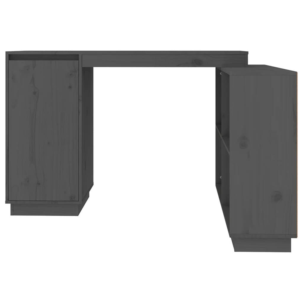 Grau Schreibtisch Kiefer furnicato Massivholz cm 110x50x75