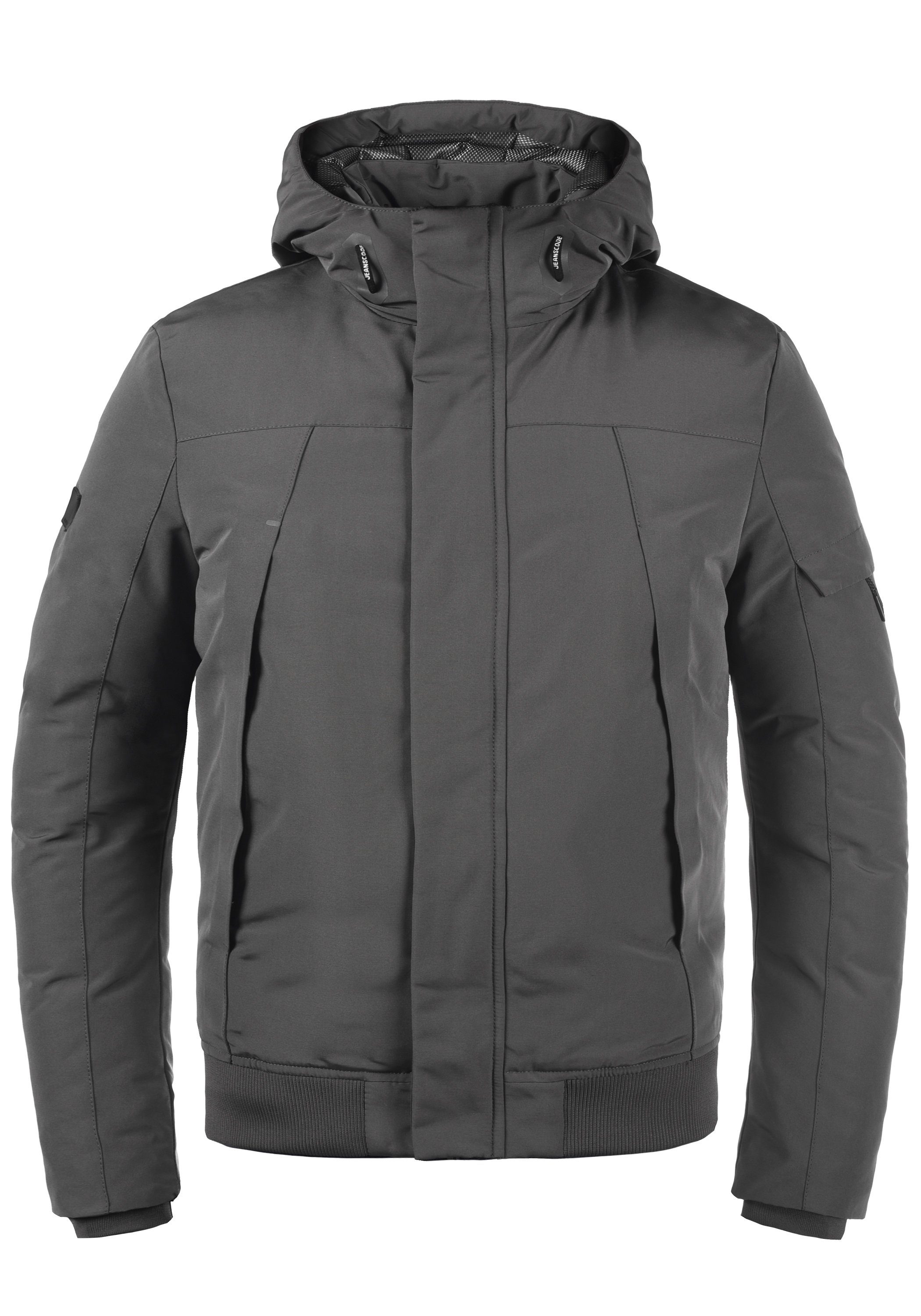 Indicode Winterjacke IDMadot - Winterjacke - 15486MM modische Herren Winterjacke mit Kapuze Forged Iron (919)