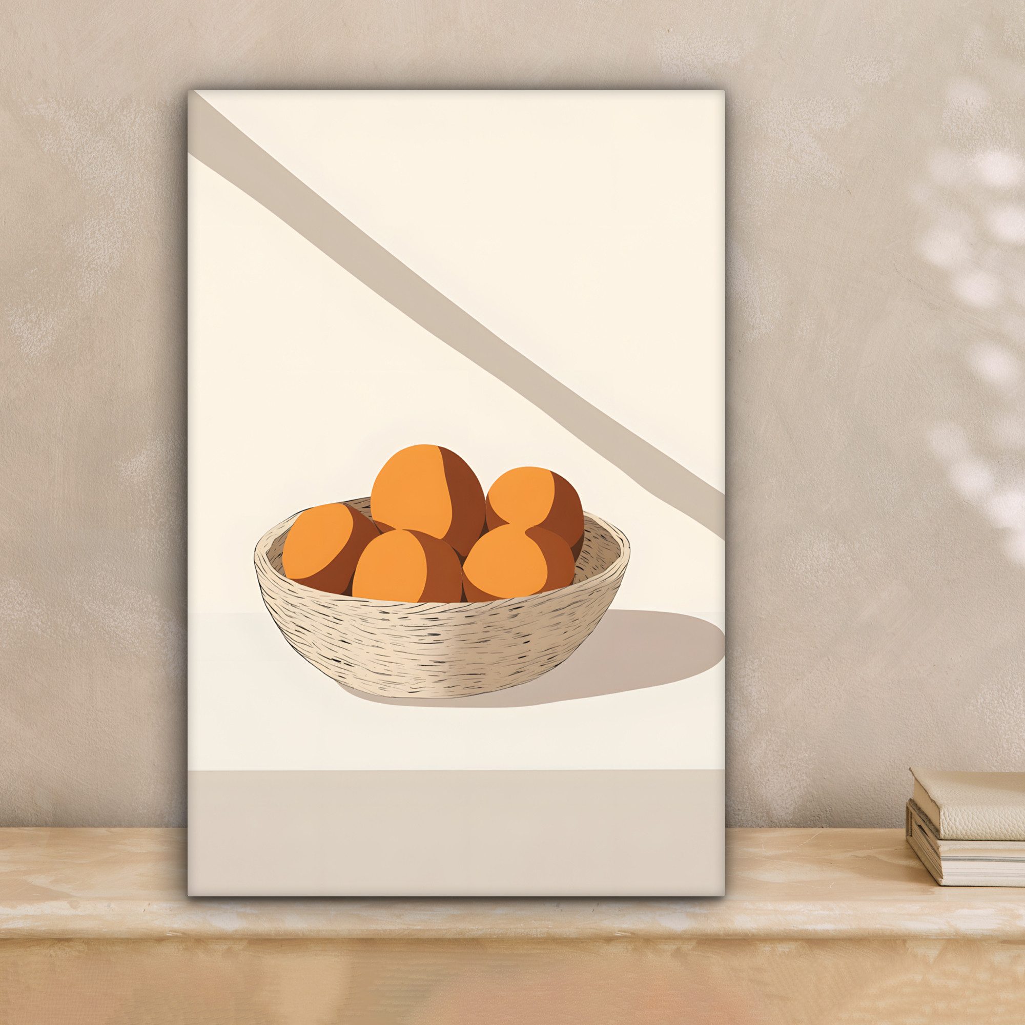 OneMillionCanvasses® Leinwandbild Korb - Obst - günstig online kaufen