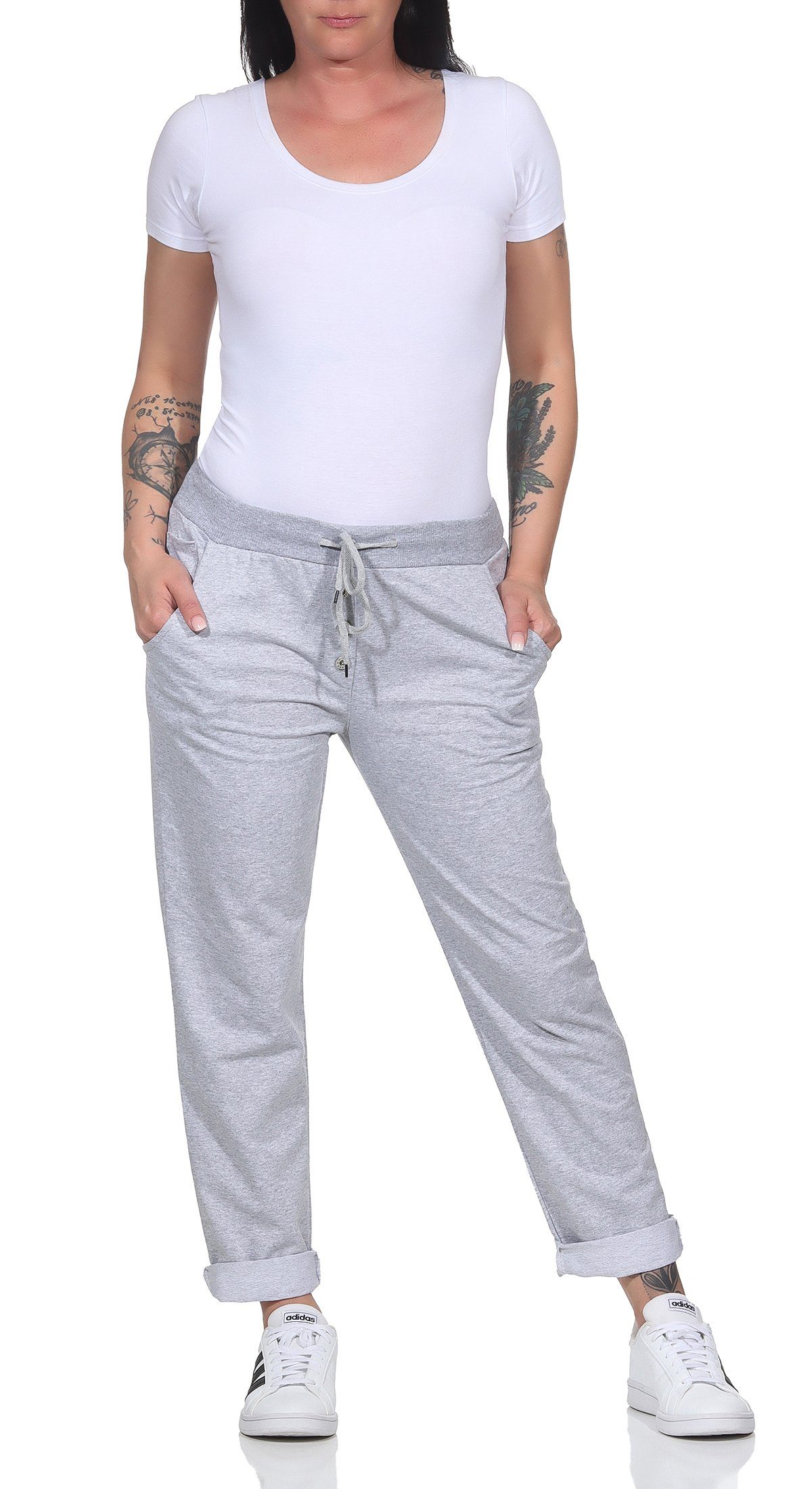 CLEO STYLE Jogginghose Damen Jogginghose 4030 günstig online kaufen