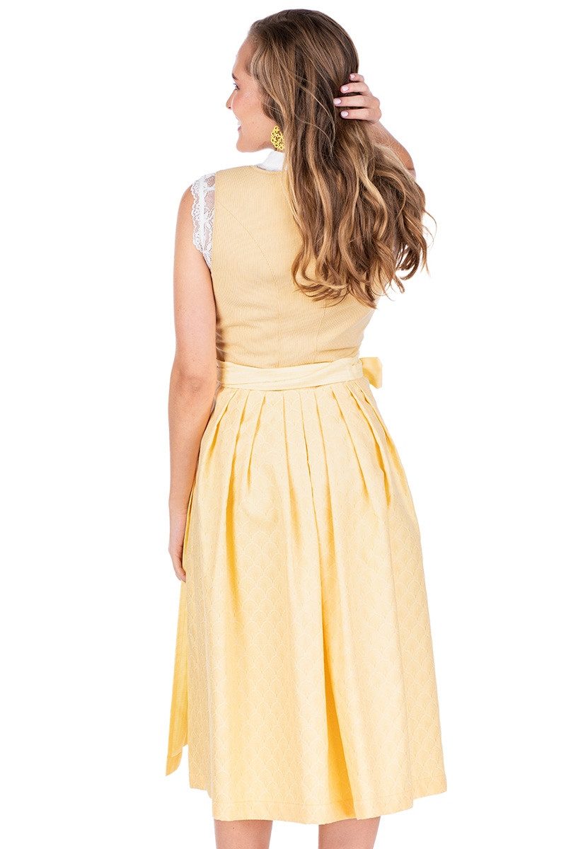 MarJo Dirndl Cord Dirndl 2tlg. - OBING - zitrone