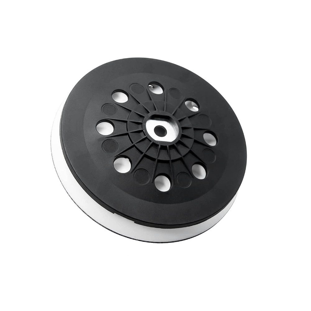 Trade-Shop Schleifteller passend für Festool ETS EC 125, LEX 125 Exzenterschleifer, ø 125.00 mm, 1-St., Anzahl Staublöcher: 8 / Anzahl Schraubenlöcher: 1 / Gewinde: M8