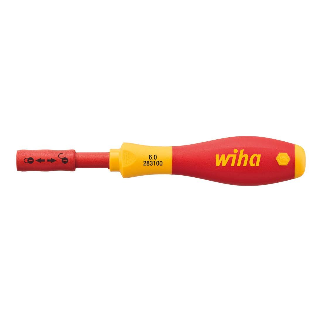 Wiha Bit-Schraubendreher Wiha SoftFinish® electric slimVario Bithalter mit Handgriff und ClicFi