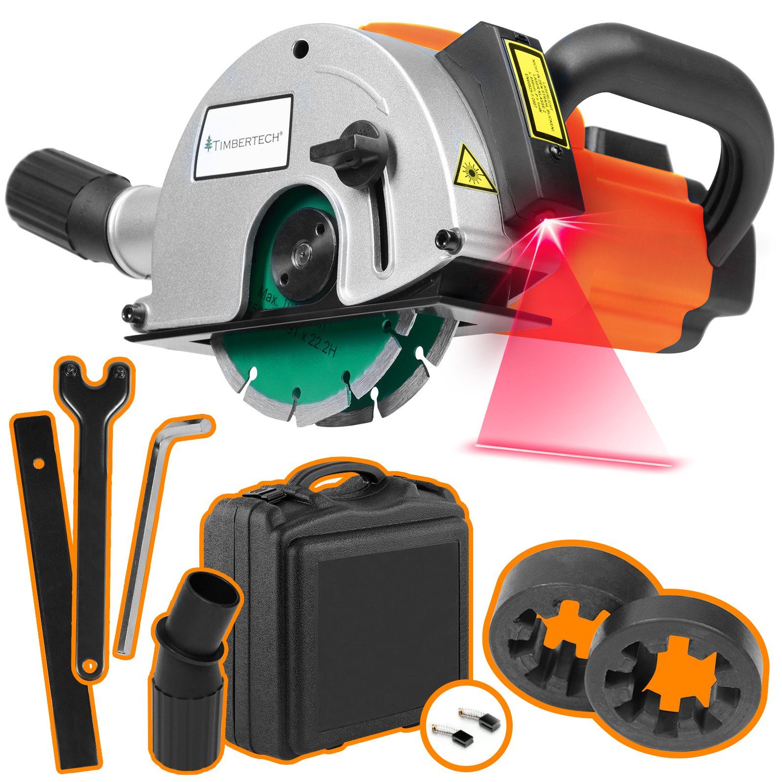 TIMBERTECH Mauernutfräse Mauernutfräse mit Laser - günstig online kaufen