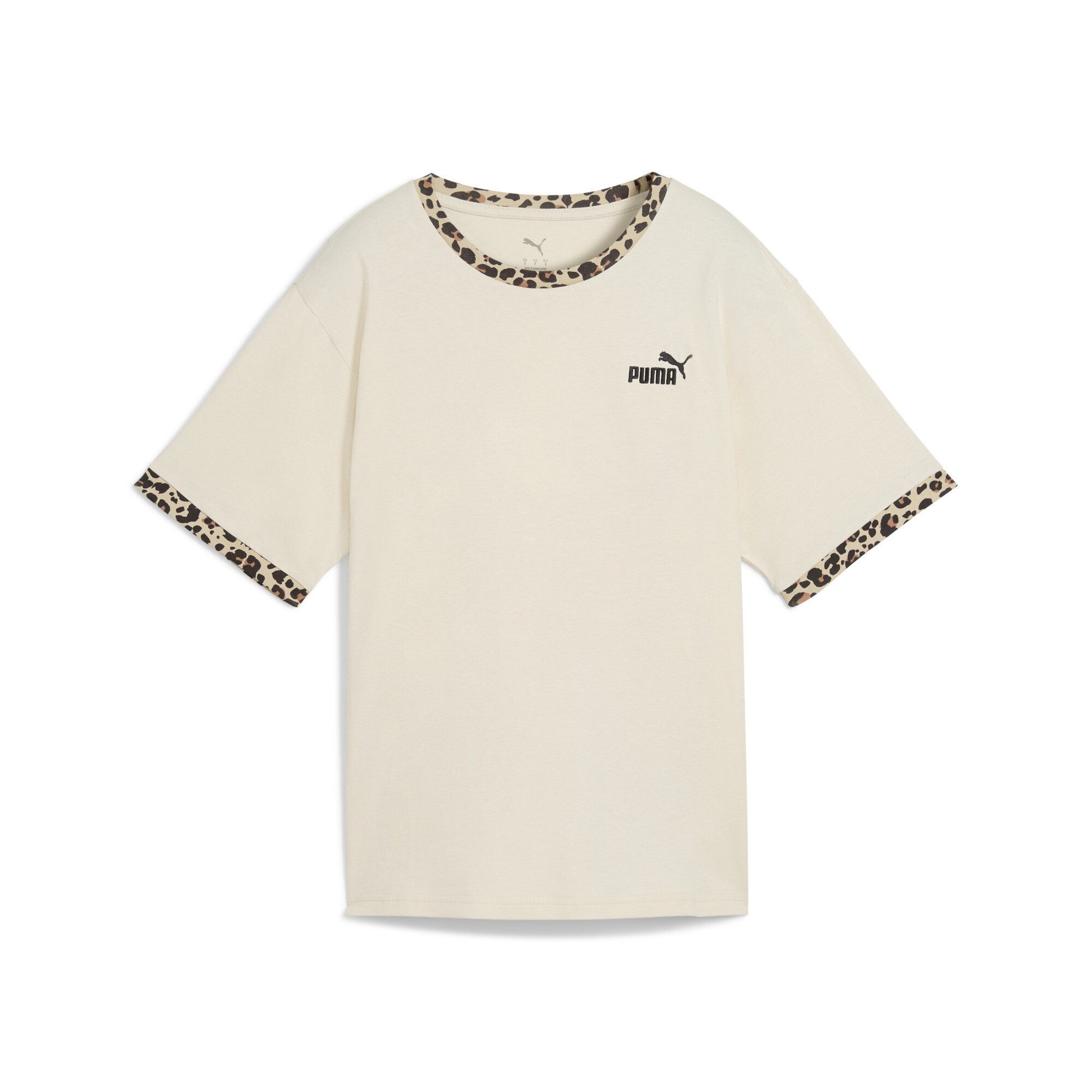 PUMA T-Shirt Essentials Animal-Print Relaxed T-Shirt Damen günstig online kaufen