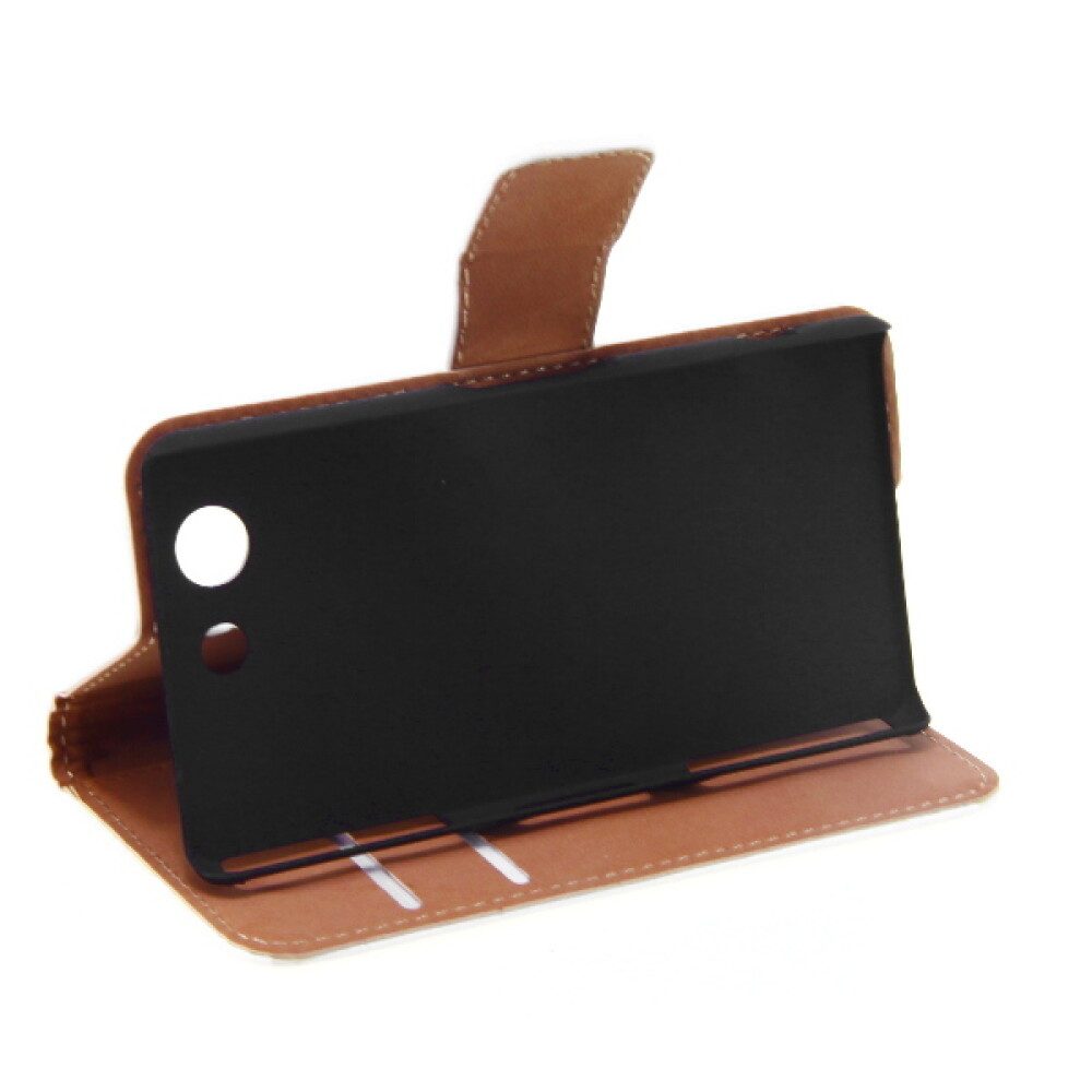 Handytasche Book Case Handyhülle für Sony Xperia Z3 Compact Weiß 4250710556557 (Book Cover)