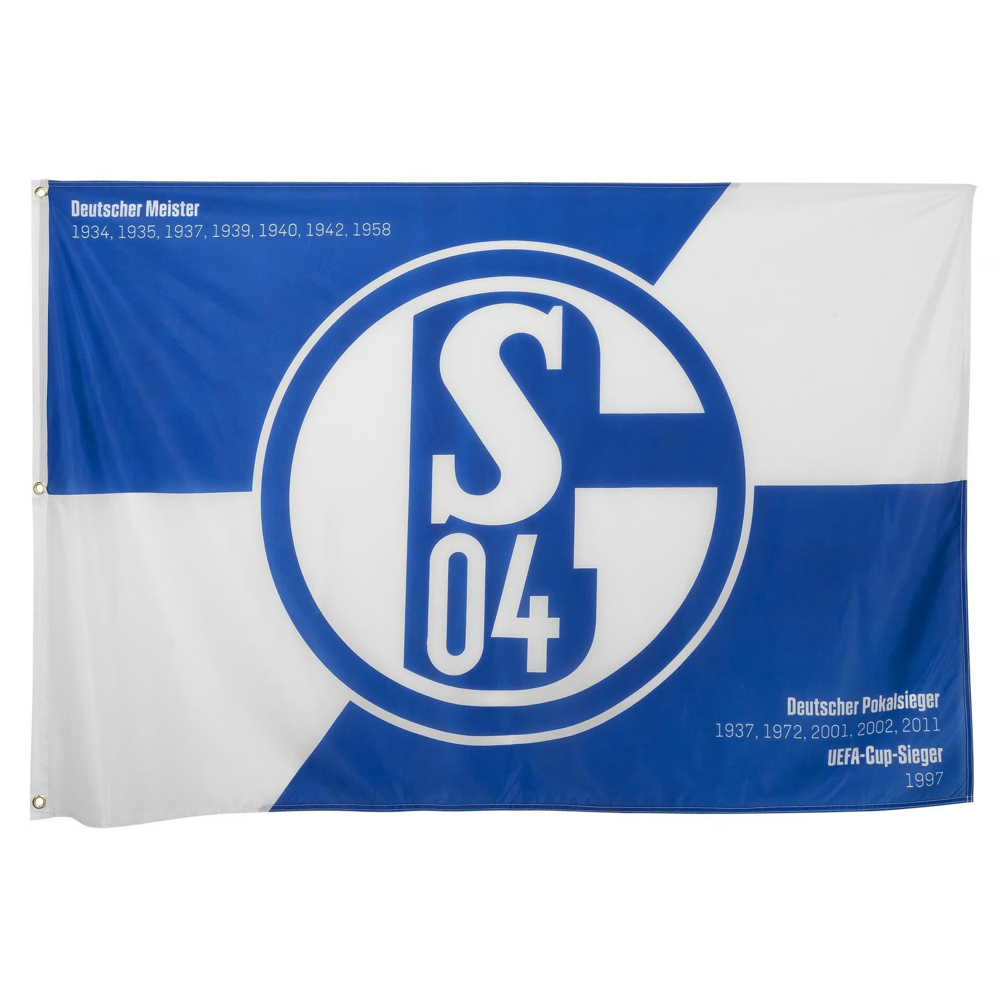 FC Schalke 04 Flagge Hissfahne Erfolge 100x150cm (1-St)