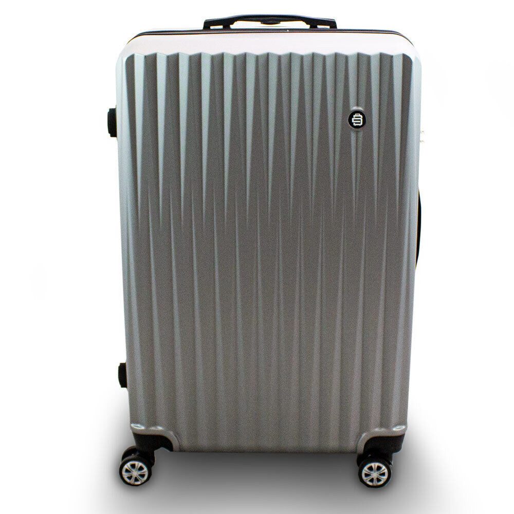 Barut Koffer Barut Reisekoffer XL Modell General Silber, 4 Rollen