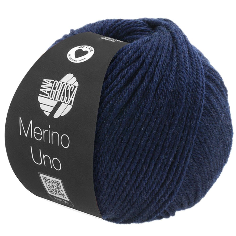 LANA GROSSA Merino Uno Häkelwolle, 125 m
