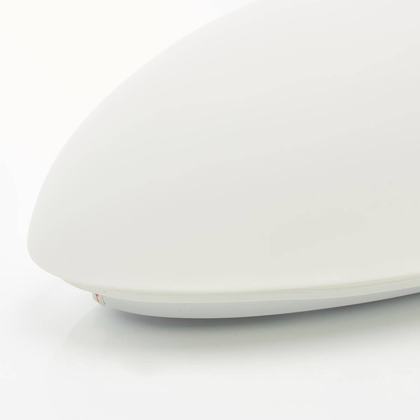 Lucande Wandleuchte Jemima, Glas Weiß IP20, 1 x 40 W