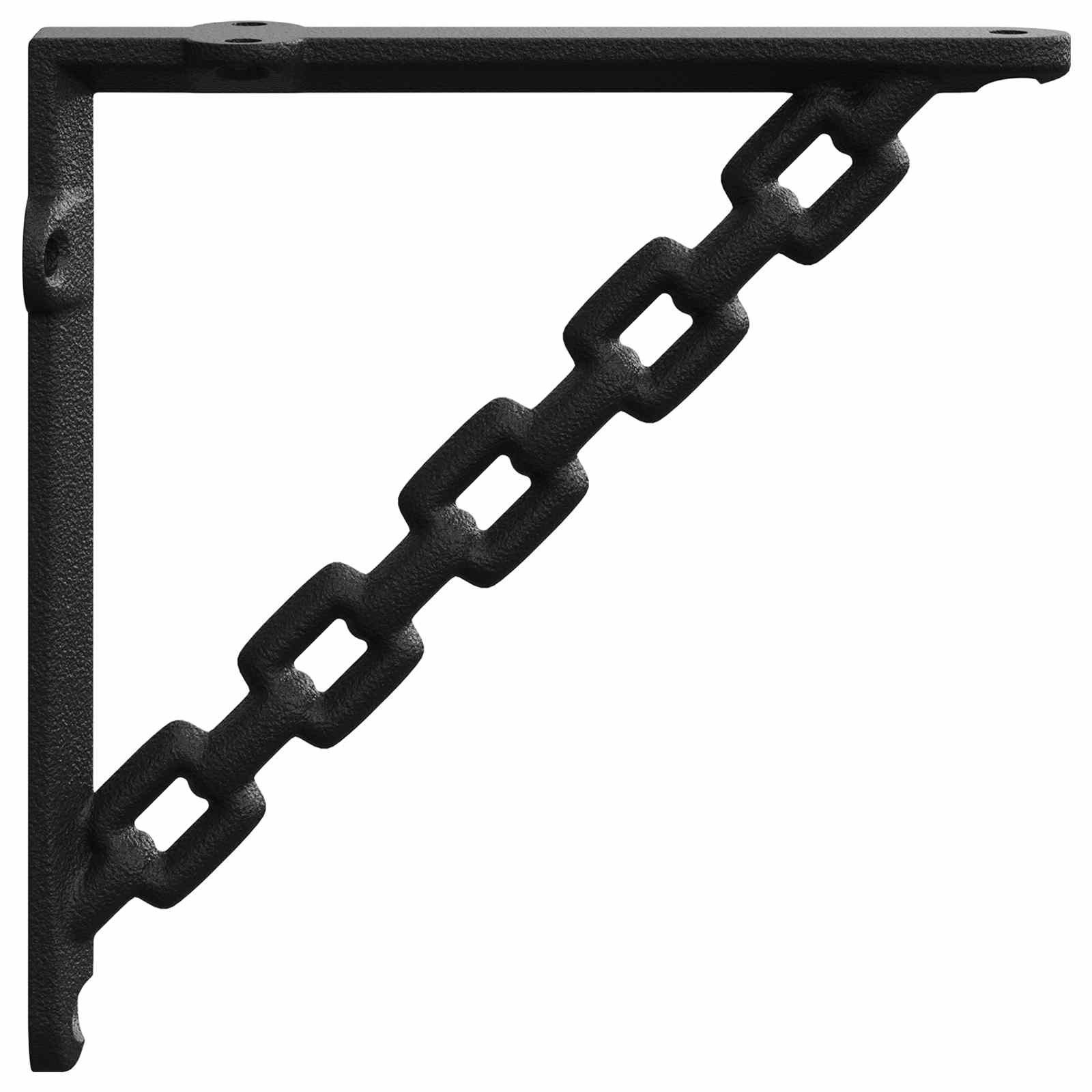 vidaXL Regal Wandregalhalterungen 12 stk. Schwarz 14,5 x 14,5 x 3 cm Stahl, 12-tlg.
