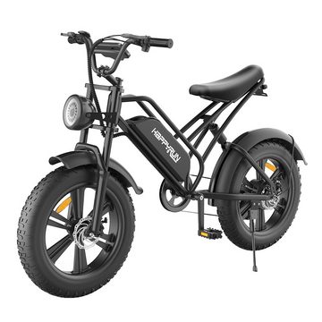 DOTMALL E-Bike Happyrun HR-G50 7-Gang, 20" Mountain Elektrofahrrad, 750W, 48V 18AH