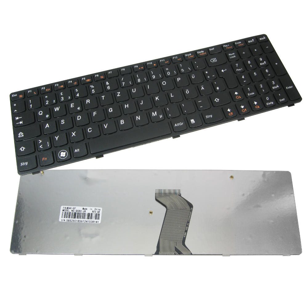 Trade-Shop Ersatz passend für IBM Lenovo IdeaPad G580 G580A G585 G585A Tastatur (Tastenbelegung: Deutsch, QWERTZ / Farbe: Schwarz)