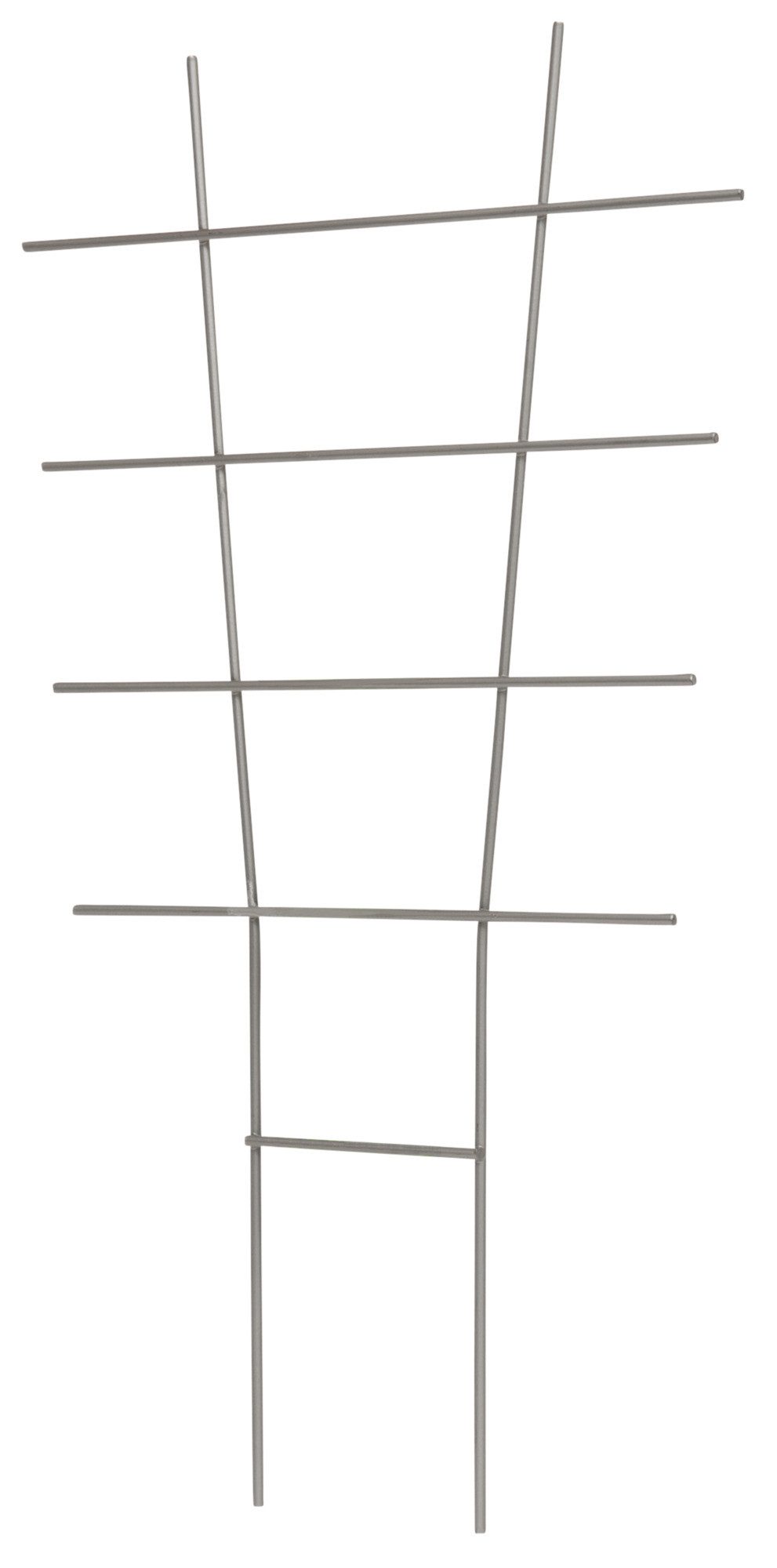 Windhager Rankgitter für hochwachsende Topfpflanzen, Blumenstütze aus Metall, 1 St., Gitterspalier erhältlich in 44 x 24 cm oder 77 x 34 cm, silber