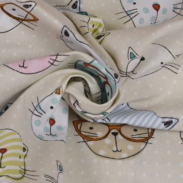 SCHÖNER LEBEN. Zugluftstopper SCHÖNER LEBEN. Zugluftstopper Fryett`s Cool Cats Katzen natur, handmade